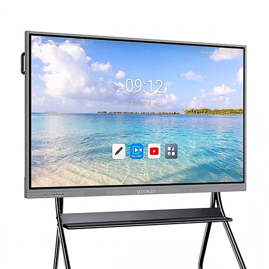 Doba 55 lnch Smart Board 8+128 – Android 14, Google EDLA-Certified 4K Interactive Flat Panel Gray