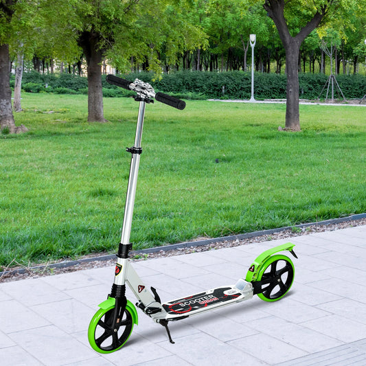 SEVORLEY Foldable Adult Kick Scooter – One-Step Folding Design, Lightweight Aluminum Frame, Responsive Rear Brake, Adjustable Handlebar Height, 100 kg Weight Capacity for Teens & Adults