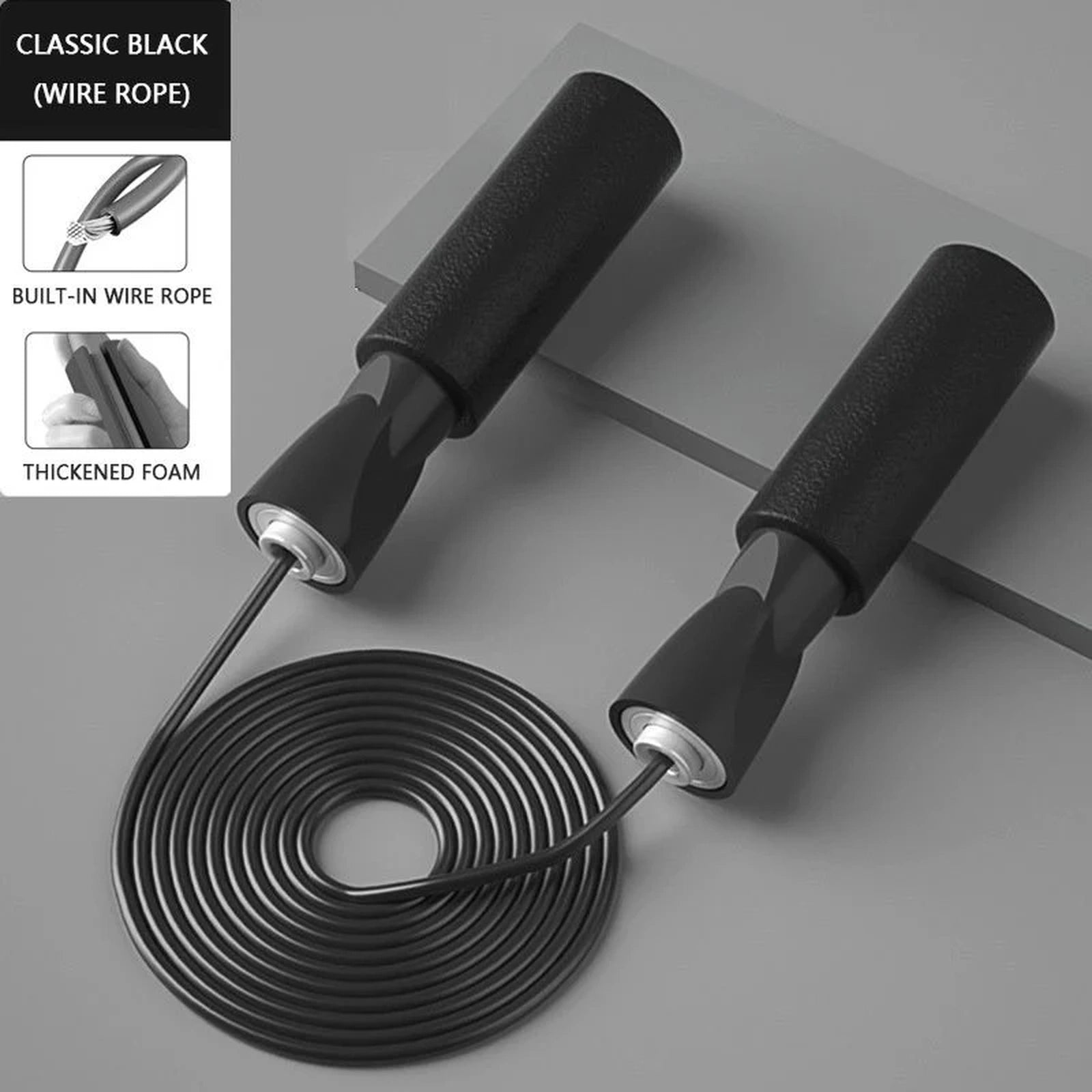 Doba Cordless Jump Rope; Gym Sports Fitness Training; Built In Wire Skipping Rope; Fitness Equipment For Home Sports