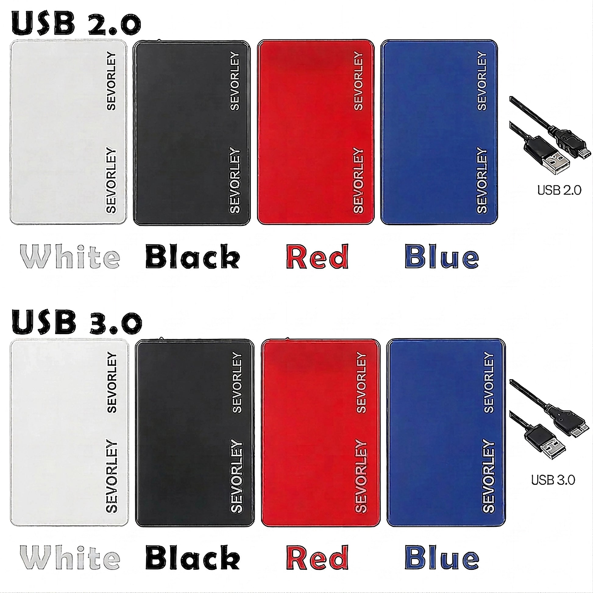Doba 2.5-inch Hard Drive Enclosure; USB3.0 2.0 IDE Parallel Port Mobile Hard Disk Box; High-speed HDD Chassis External Storage; Suitable For PC Laptop And Mobile Phone OTG Connection