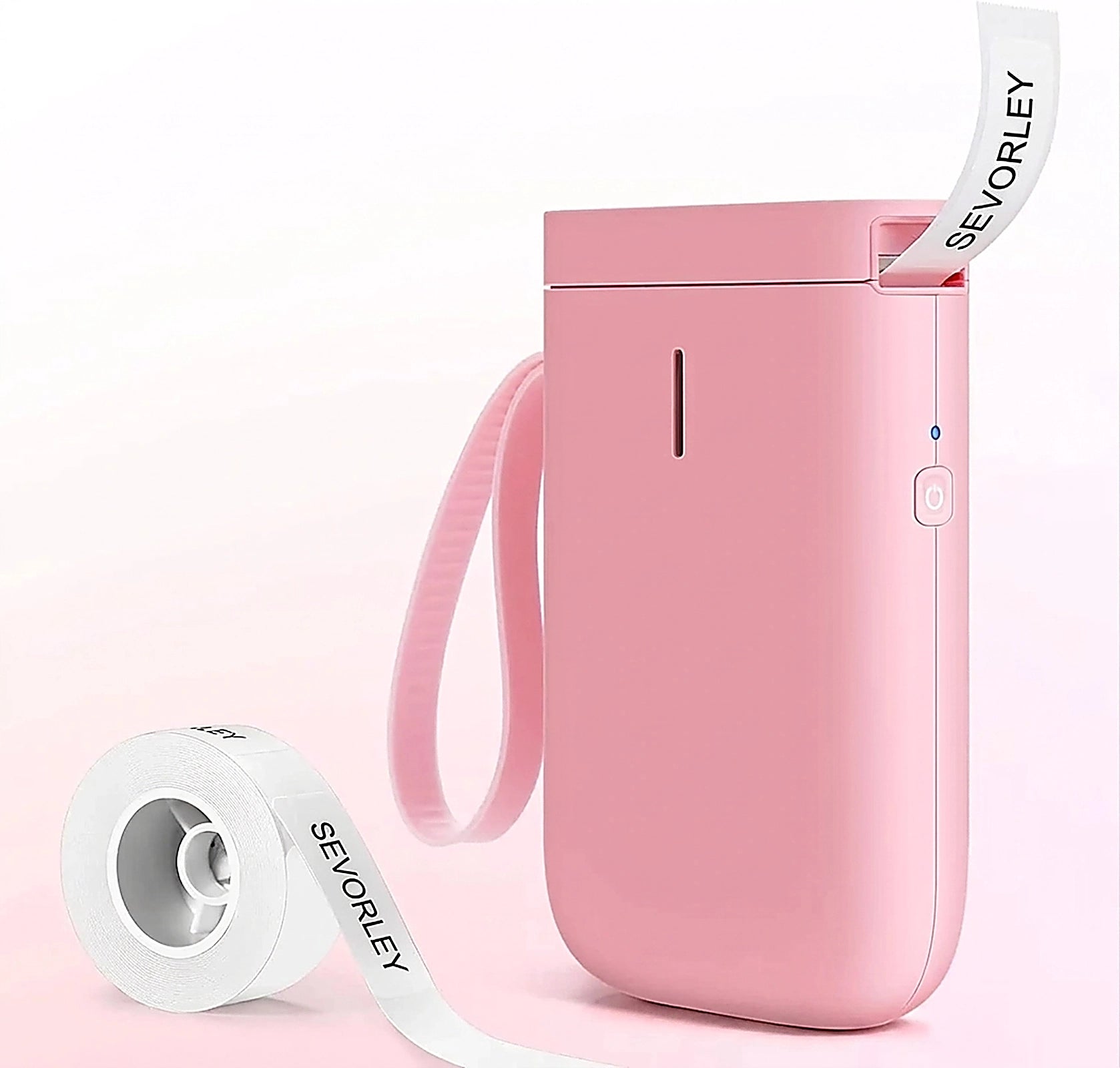 Doba Label Maker Machine with Tape; D110 Portable Bluetooth Label Printer for Storage; Shipping; Barcode; Mailing; Office; Home; Organizing; Sticker Maker Mini Label Maker with Multiple Templates Pink