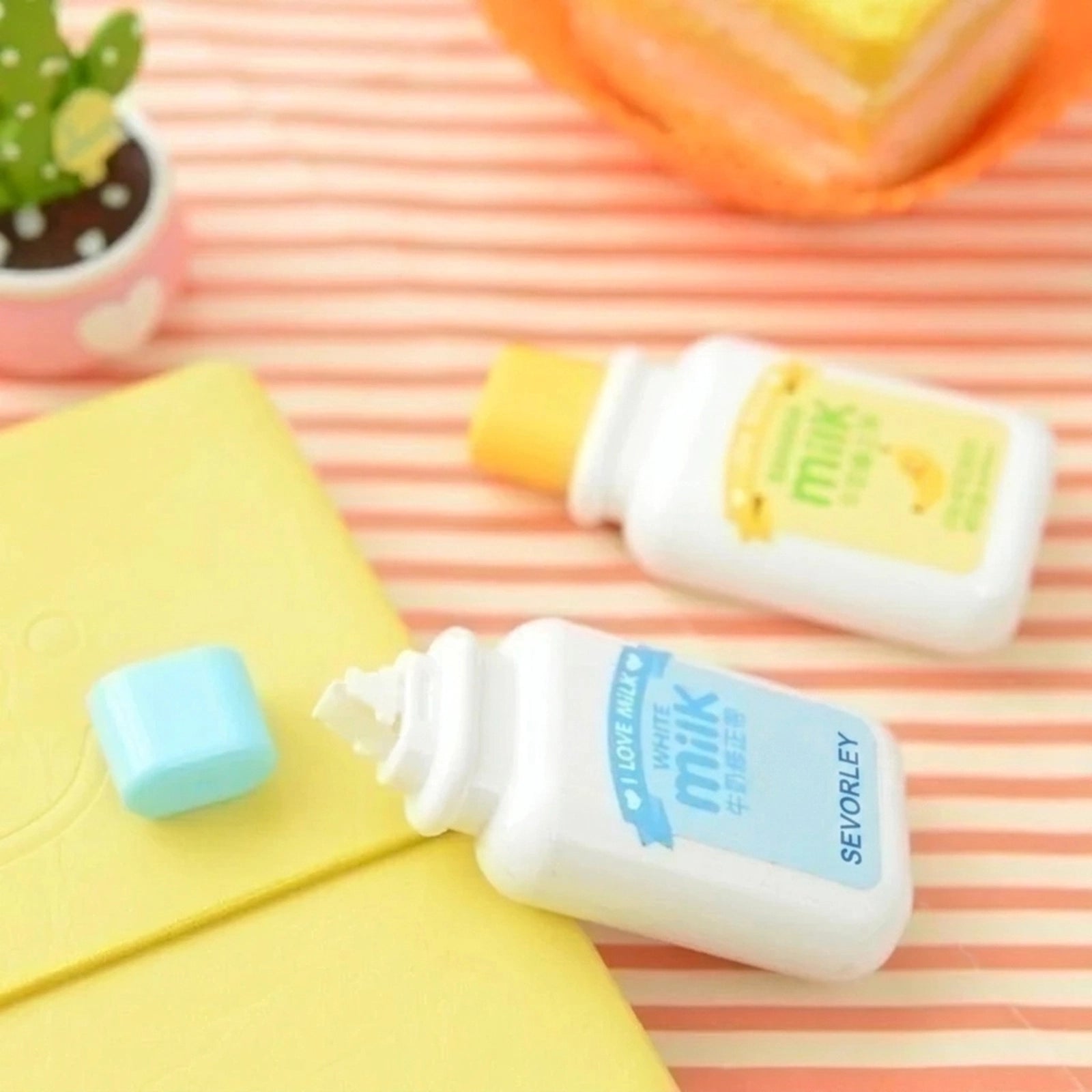 Doba 1pc Adorable Milky White Correction Tape - Perfect for School Supplies and Office Stationery!