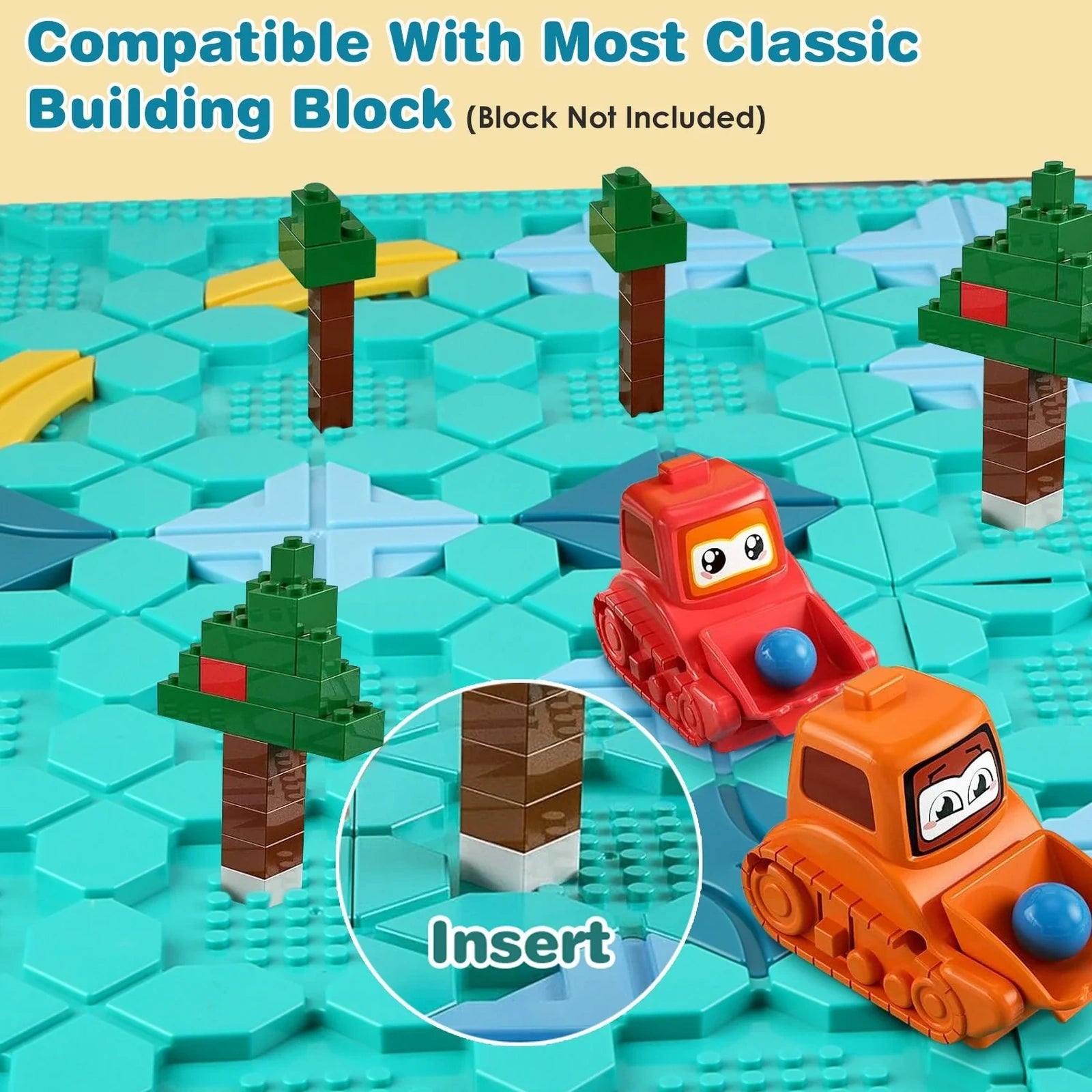 Doba Kids Logical Road Builder Toy Brain Teasers Puzzles Montessori Toys Preschool Educational Learning Toys Puzzle STEM Board Game For 3-8 Years Old Boys Girls Birthday Gift GPCT5326