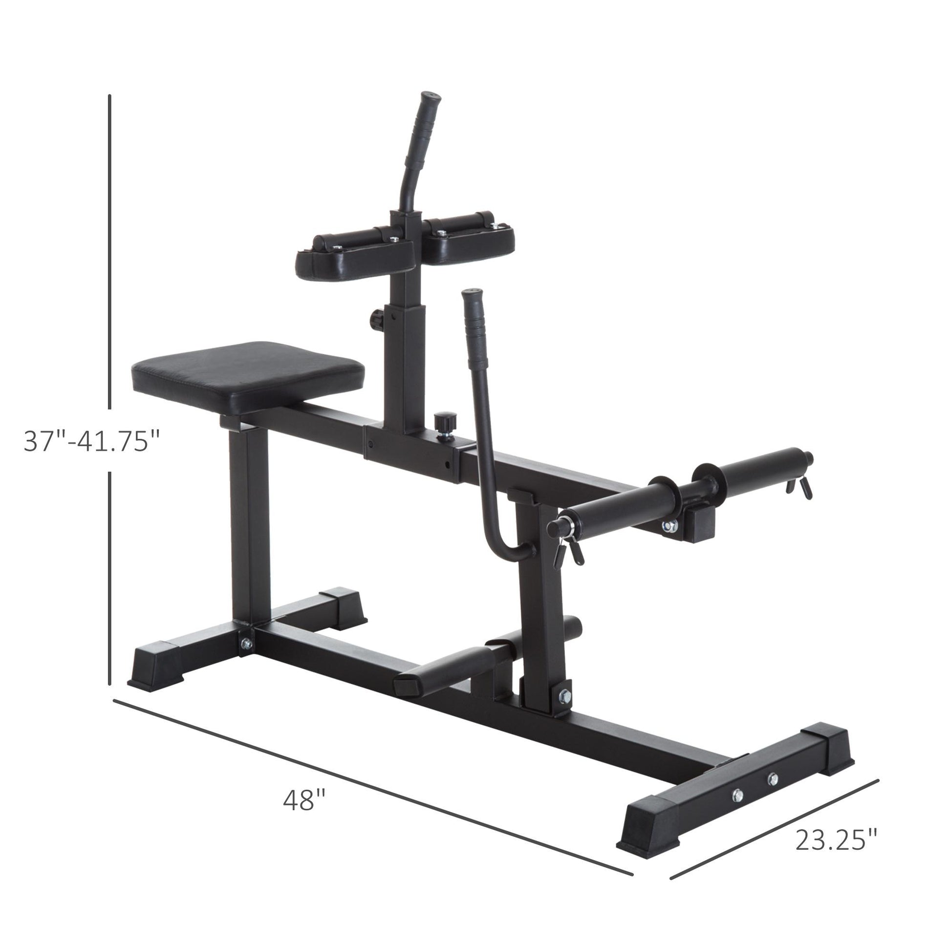 SEVORLEY Professional Seated Calf Raise Machine – 440 lbs Capacity, Adjustable Olympic Weight Posts, Non-Slip Platform & Ergonomic Thigh Pads for Home Gym