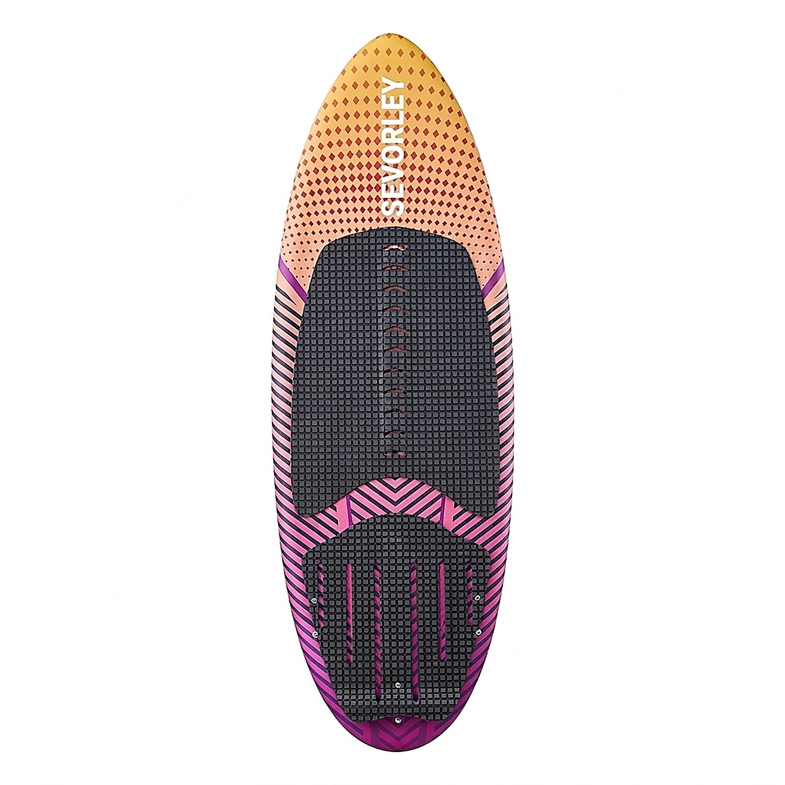 Doba 63-Inch Wakesurf Board, Wake Surfing Board with EPS Foam Core, EVA Non-Slip Pad & 3 Tail Fins, UV-Resistant Wakesurfing Boards for Adults Up to 250 lbs