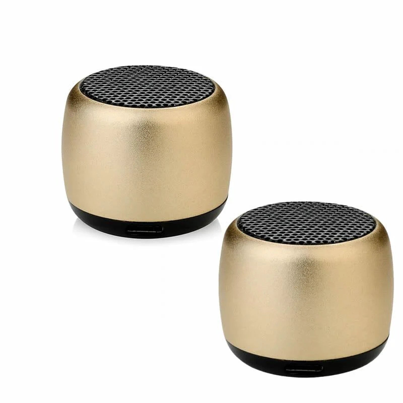 Doba Little Wonder Solo Stereo Multi Connect Bluetooth Speaker 2/Pak GOLD