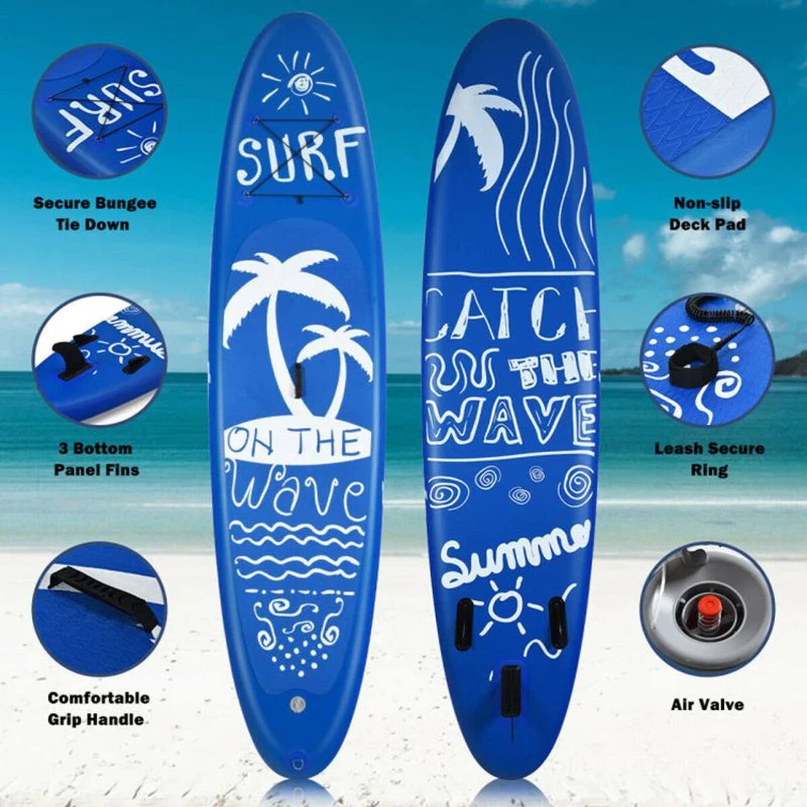 Doba Inflatable and Adjustable Stand Up Paddle Board
