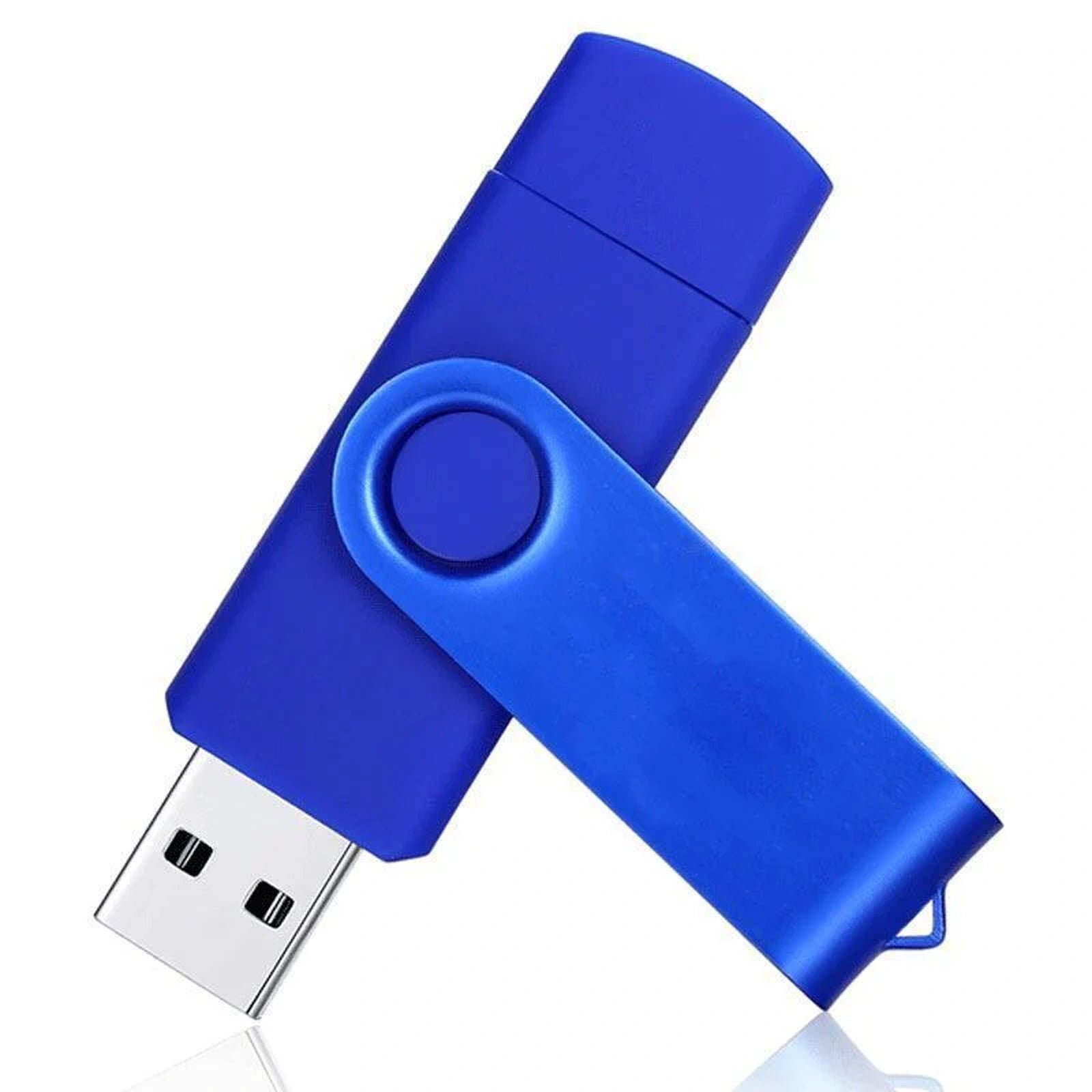 Doba Blue 64GB USB 2.0 OTG USB Flash Drive Smartphone USB Stick Mobile hard disk U disk burning disk