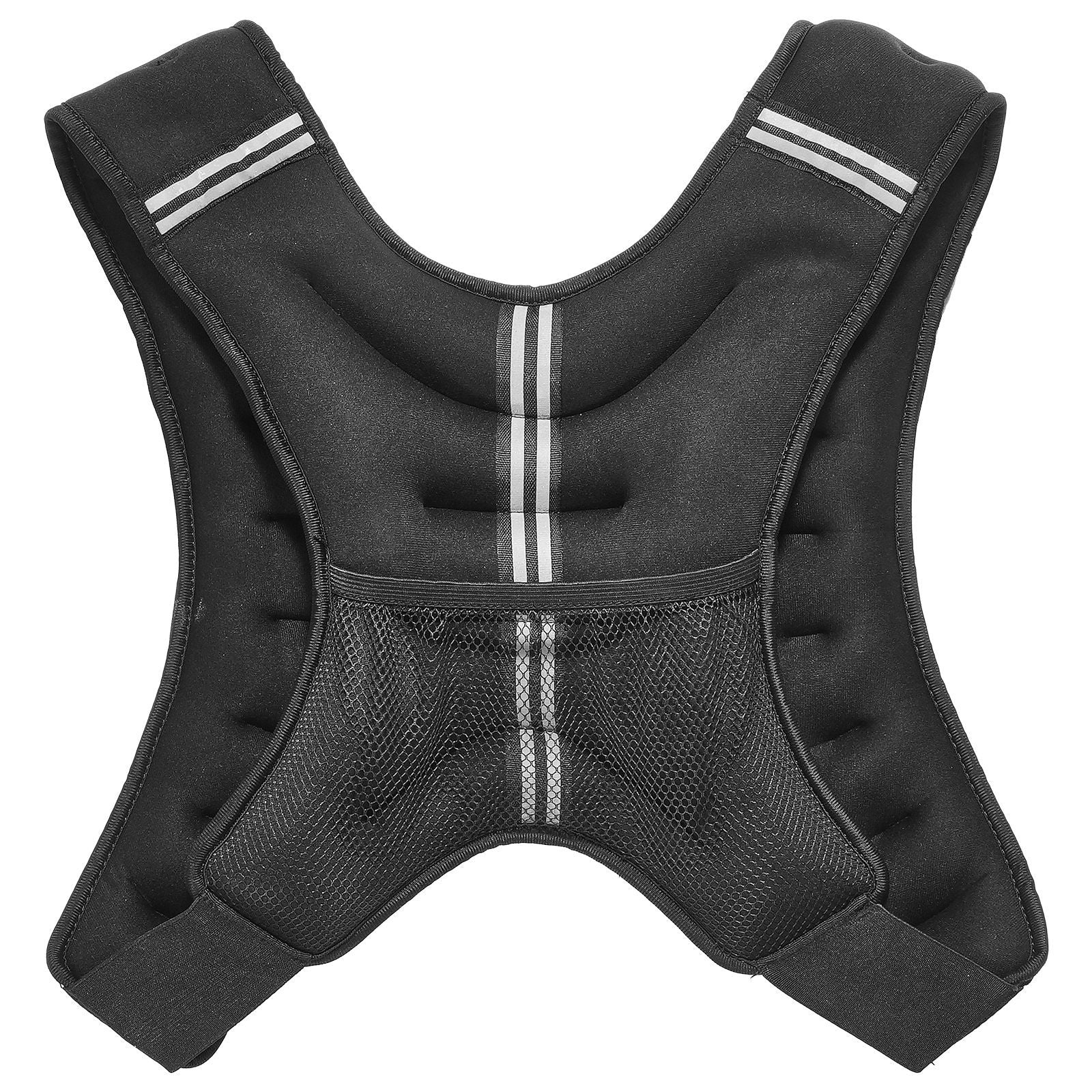 Doba Reflective Adjustable Weight Vest, 20 lbs - Perfect for Fitness, Running, and Bodyweight Workouts