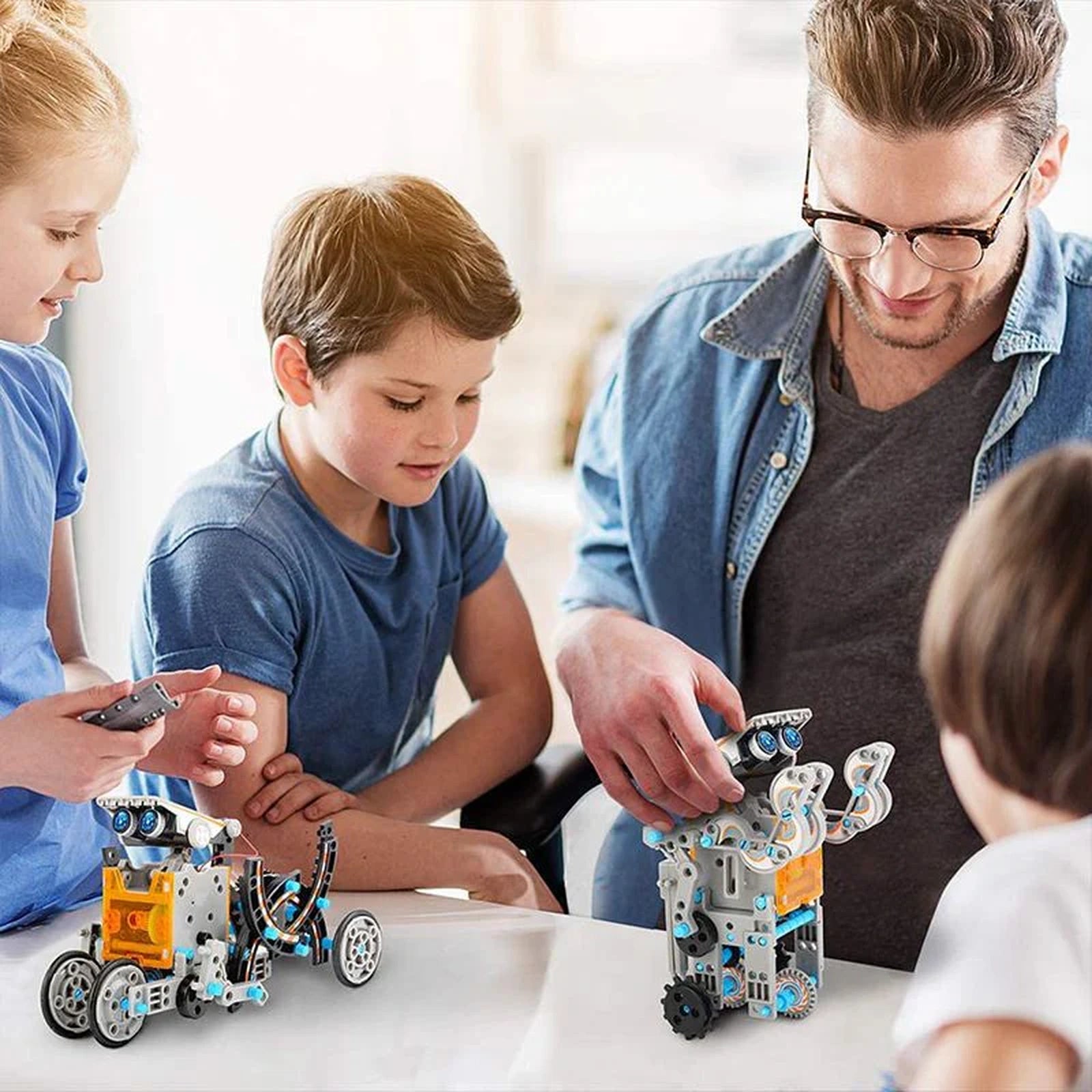 Doba STEM Solar Robot Kit For Kids; 12-in-1 Educational STEM Science Experiment Toys; Solar Powered Building Kit DIY For 8 9 10 11 12 13 Years Old Boys & Girls Kids Toy