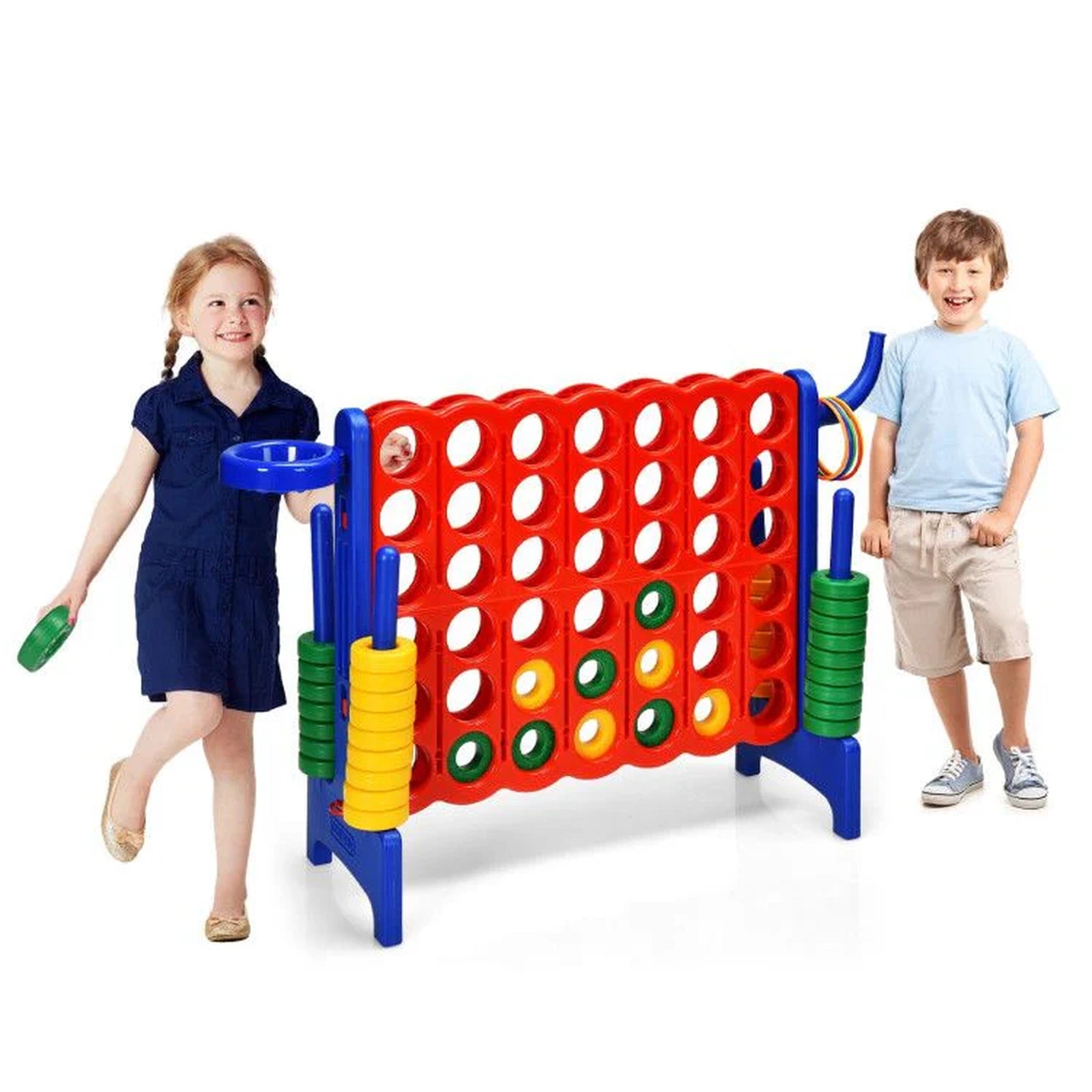 Doba 2.5 Feet 4-to-Score Giant Game Set Blue