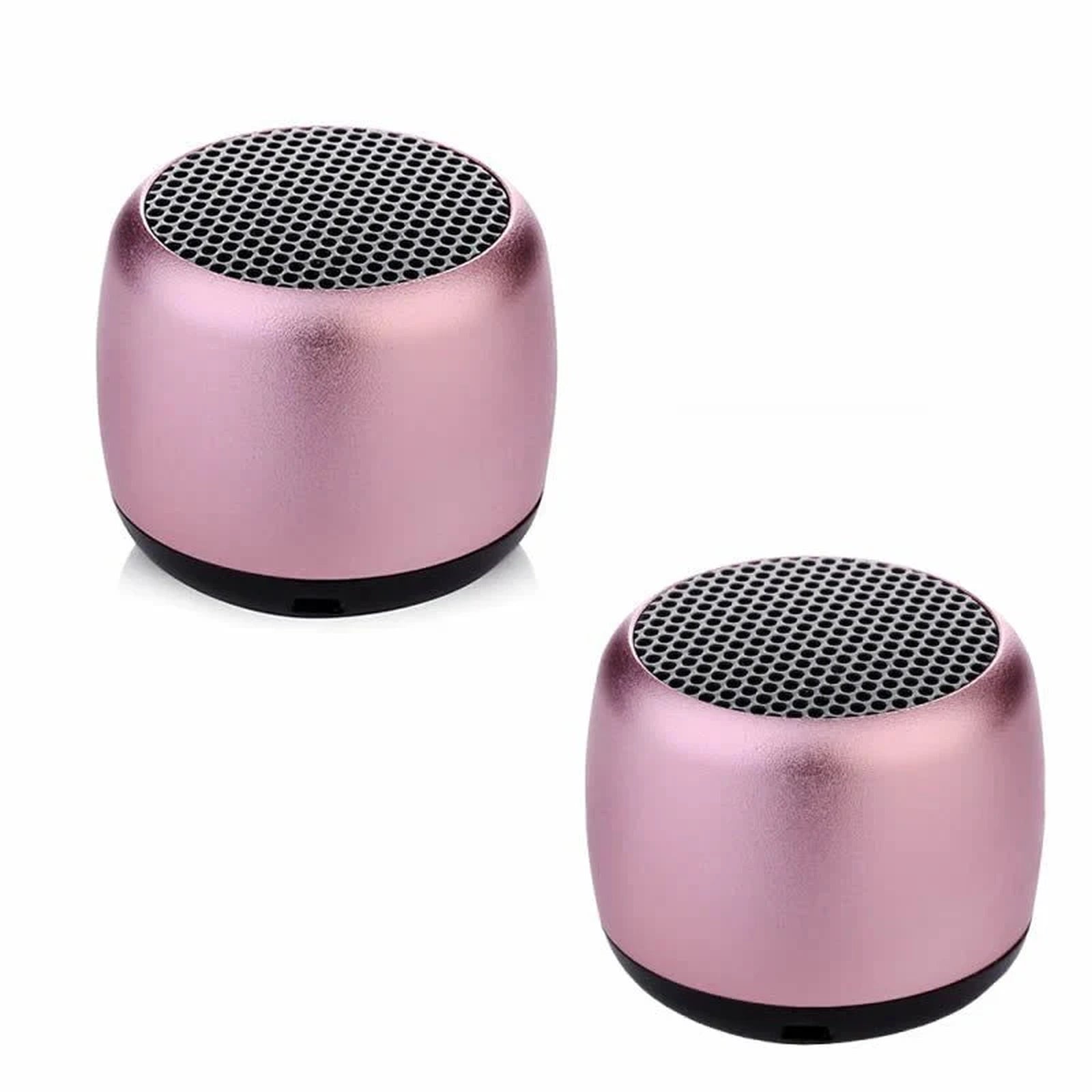 Doba Little Wonder Solo Stereo Multi Connect Bluetooth Speaker 2/Pak ROSEGOLD