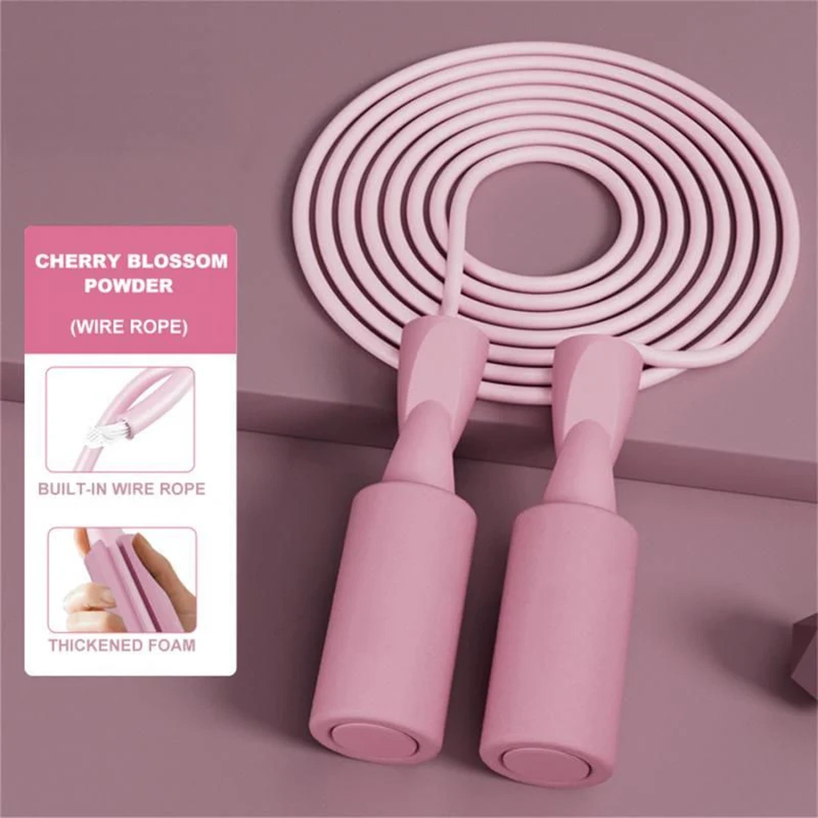 Doba Cordless Jump Rope; Gym Sports Fitness Training; Built In Wire Skipping Rope; Fitness Equipment For Home Sports