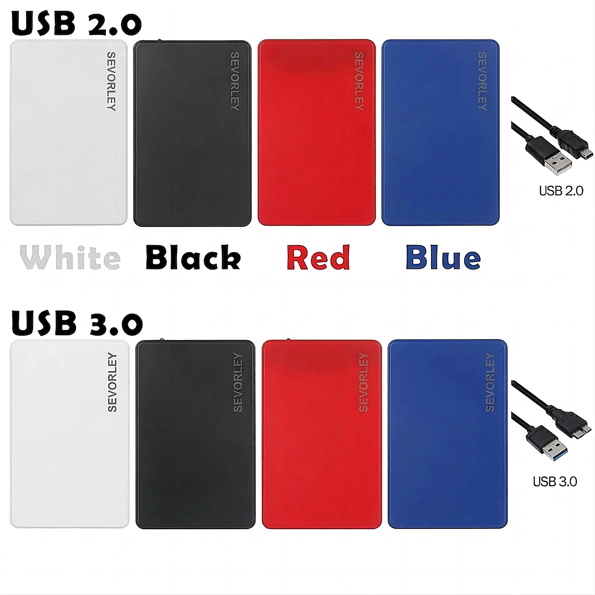 Doba 2.5-inch Hard Drive Enclosure; USB3.0 2.0 IDE Parallel Port Mobile Hard Disk Box; High-speed HDD Chassis External Storage; Suitable For PC Laptop And Mobile Phone OTG Connection