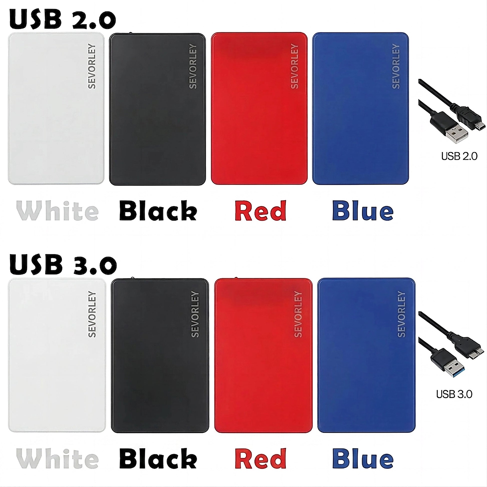 Doba 2.5-inch Hard Drive Enclosure; USB3.0 2.0 IDE Parallel Port Mobile Hard Disk Box; High-speed HDD Chassis External Storage; Suitable For PC Laptop And Mobile Phone OTG Connection
