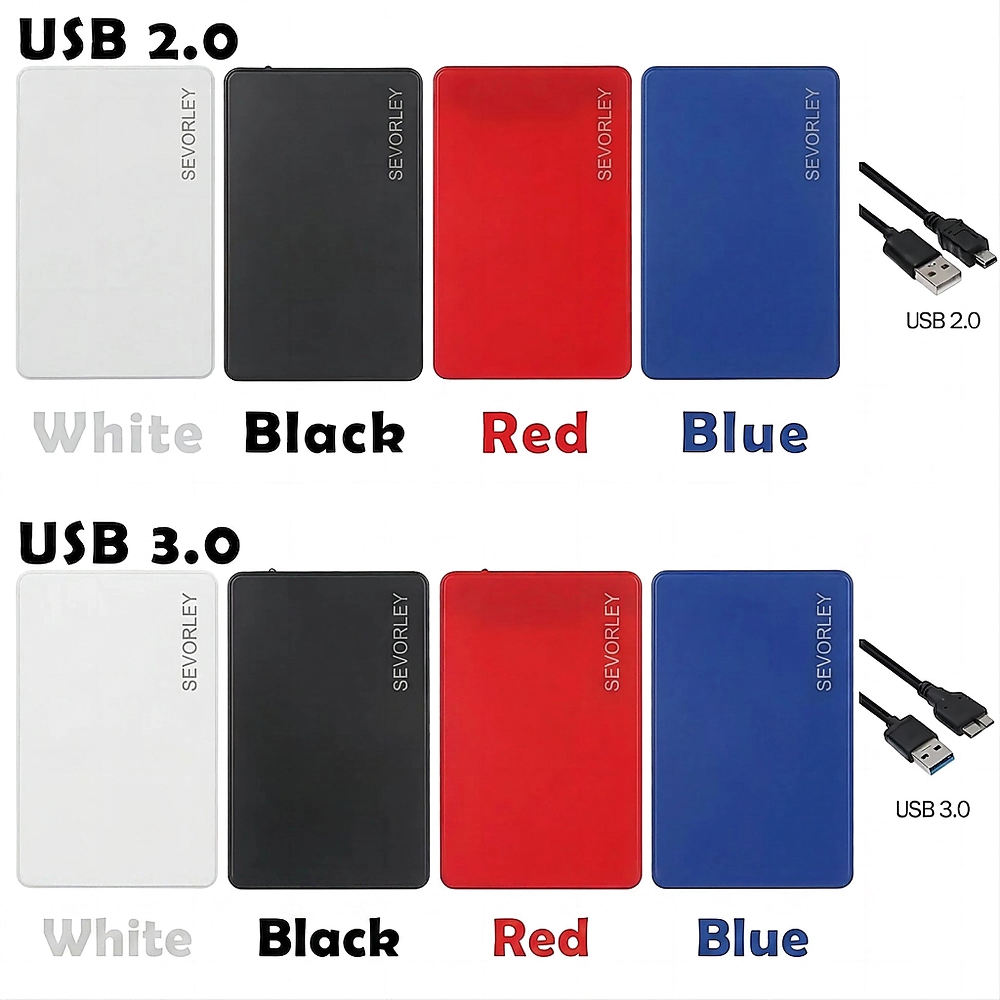 Doba 2.5-inch Hard Drive Enclosure; USB3.0 2.0 IDE Parallel Port Mobile Hard Disk Box; High-speed HDD Chassis External Storage; Suitable For PC Laptop And Mobile Phone OTG Connection