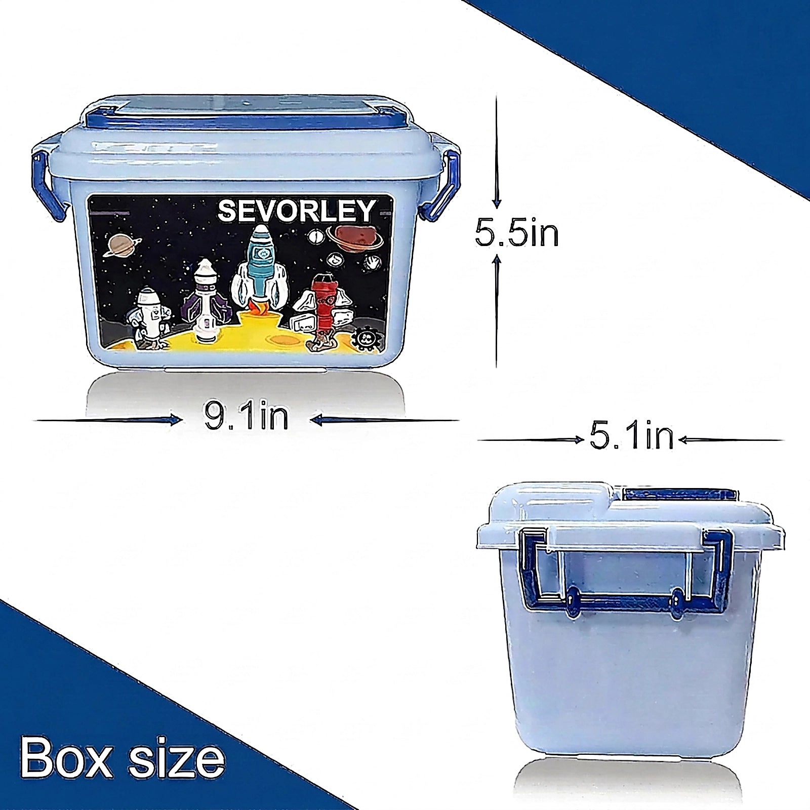 Doba Magnetic Rockets Toy, Magnetic Blocks Stacking Robots for Kids Construction Learning with Storage Box, STEM Educational DIY Puzzle Playset