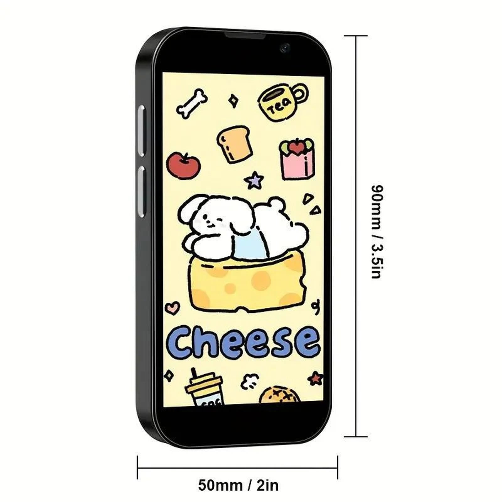 Doba New Mini Phone With 3.5" HD Touchscreen, 3GB+64GB Mini Smartphone Dual SIM Little Mobile Phone, World'S Smallest Phone With Face ID, Kids Cellphone Pocket Best Backup Phone Best Creative Gift