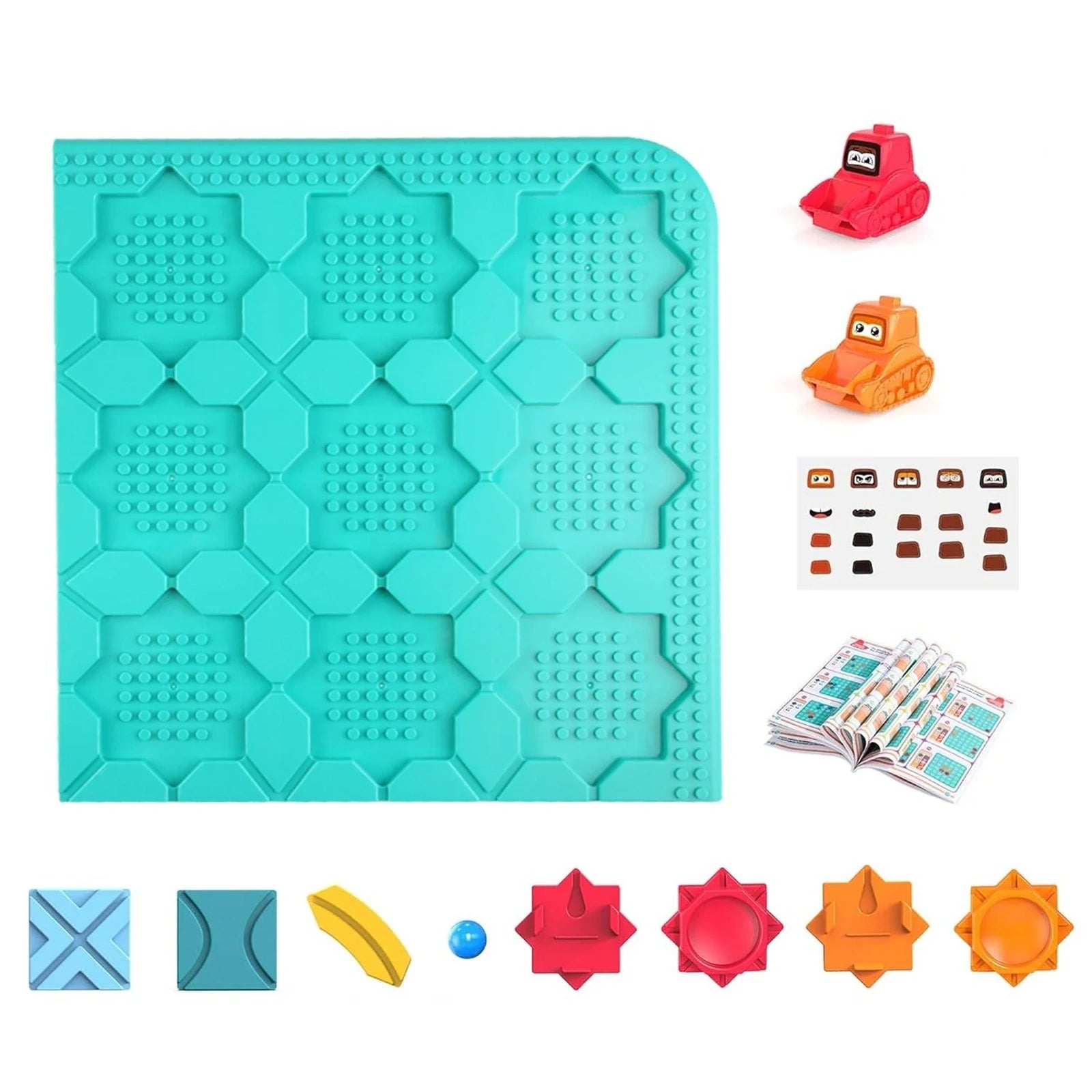 Doba Kids Logical Road Builder Toy Brain Teasers Puzzles Montessori Toys Preschool Educational Learning Toys Puzzle STEM Board Game For 3-8 Years Old Boys Girls Birthday Gift GPCT5326