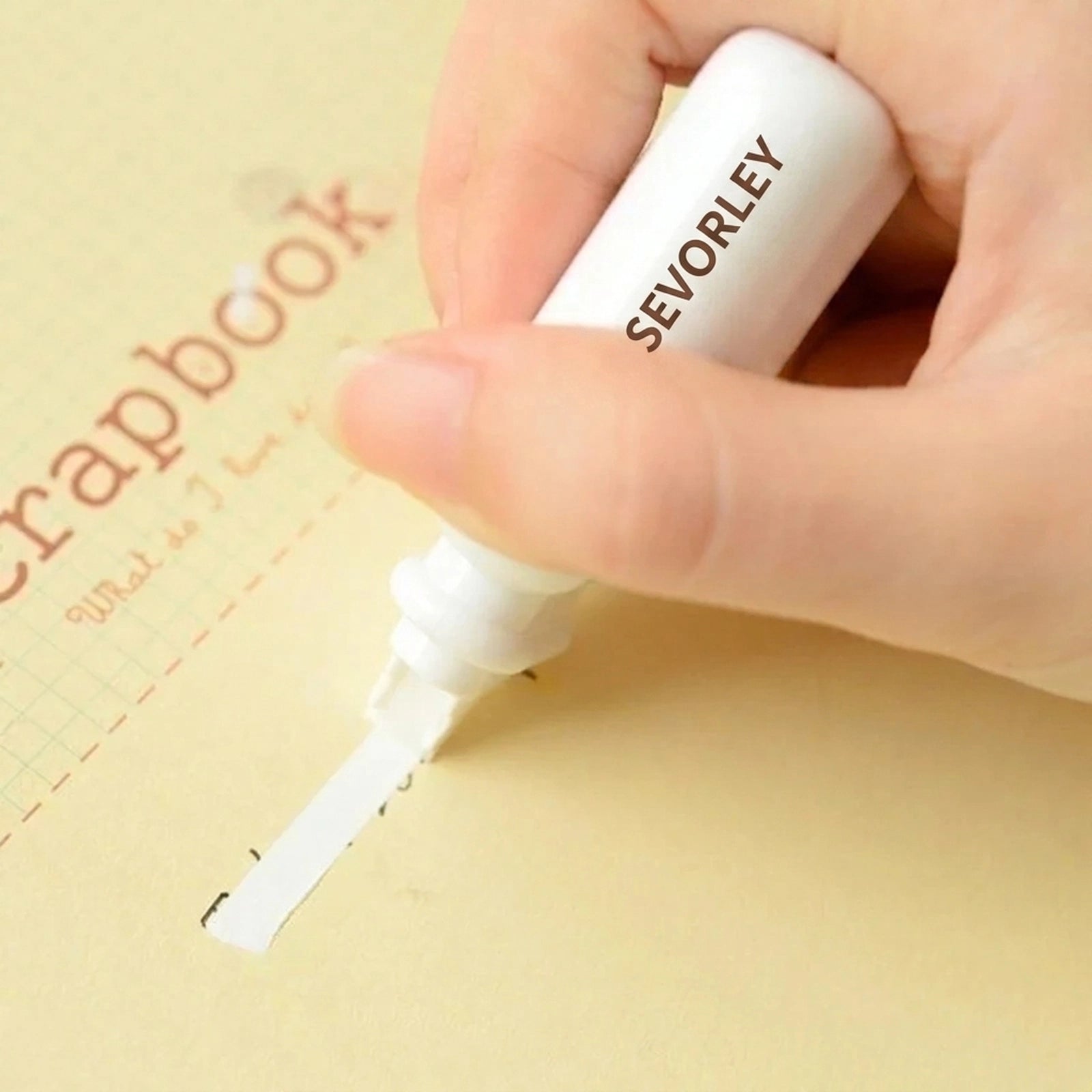 Doba 1pc Adorable Milky White Correction Tape - Perfect for School Supplies and Office Stationery!