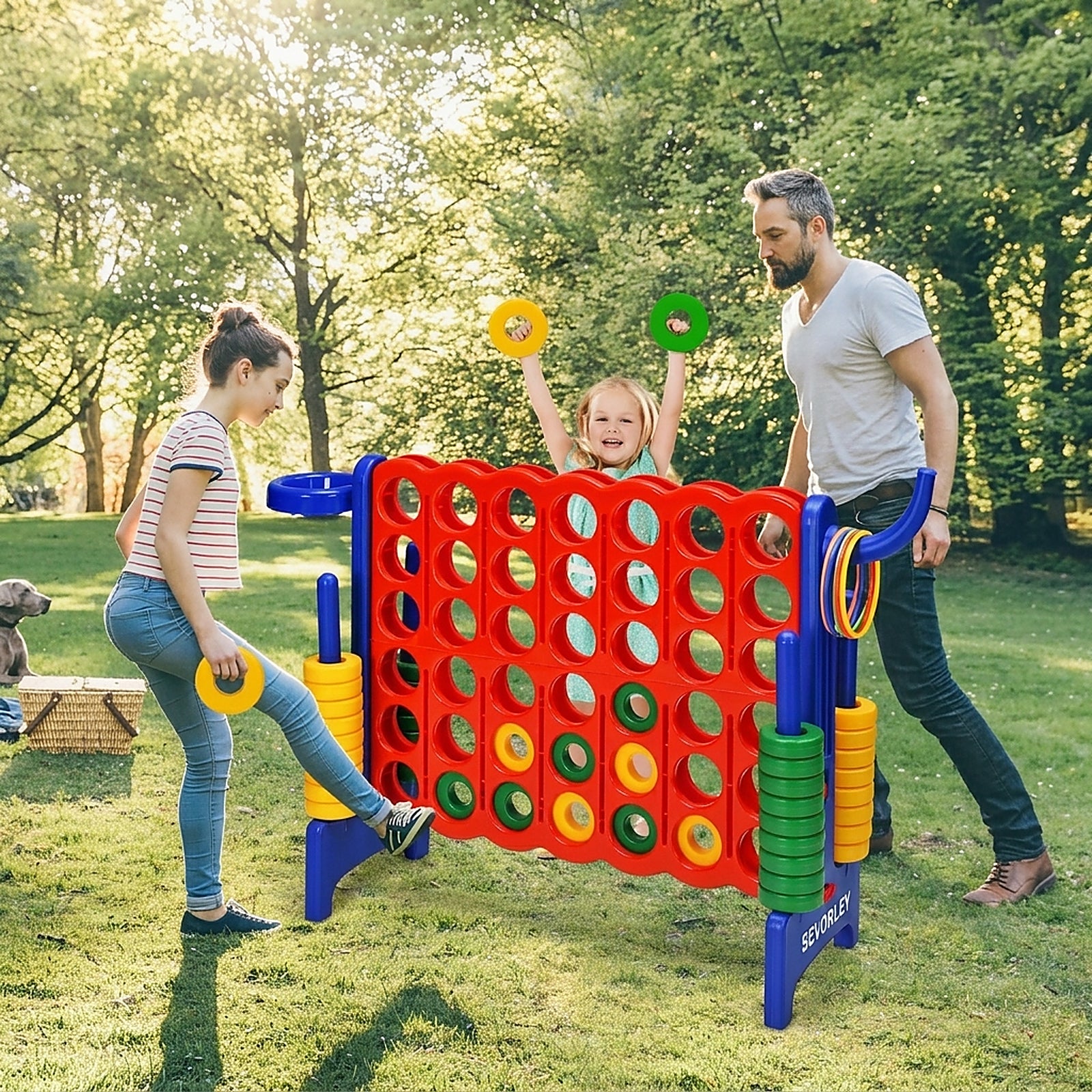 Doba 2.5 Feet 4-to-Score Giant Game Set