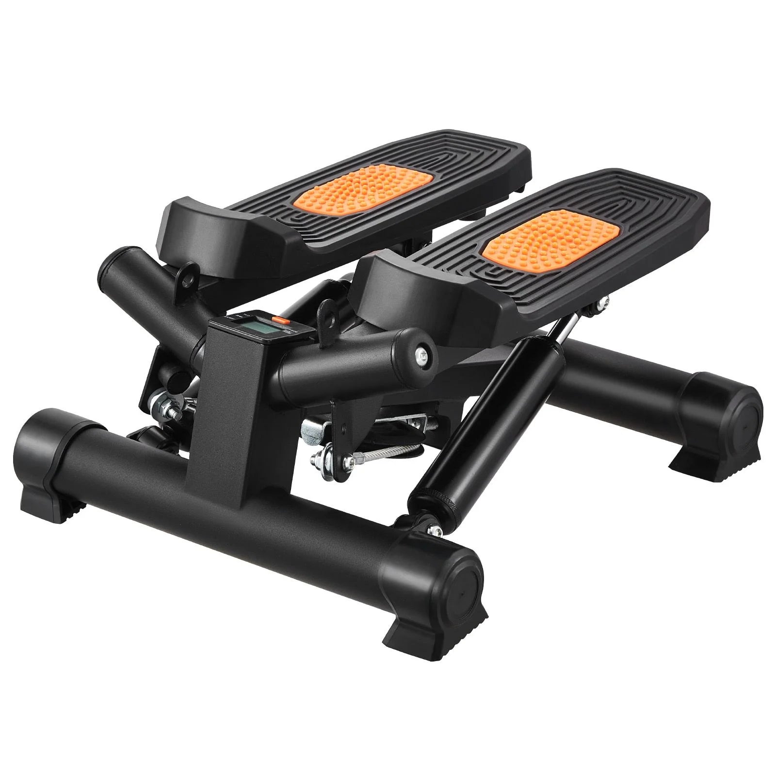 Doba Stair Stepper, Mini Stepper for Exercise at Home, Hydraulic Fitness Twist Stepper with Resistance Bands, Full Body Workout Cardio Equipment, Stair Climber with LCD Monitor, 330LBS Load Capacity