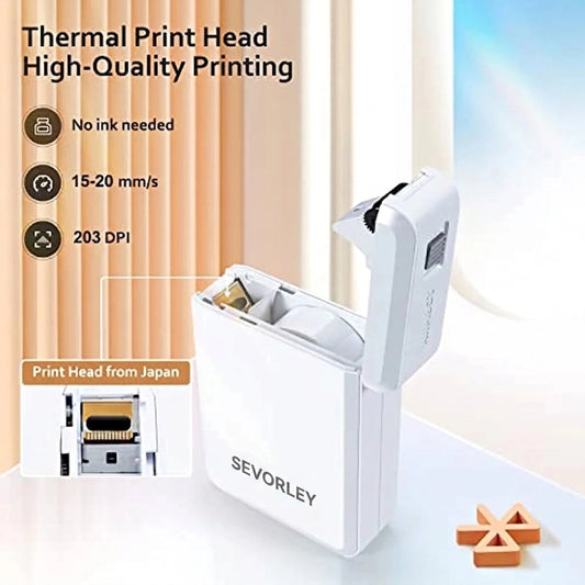 Doba Label Maker Machine with Tape; D110 Portable Bluetooth Label Printer for Storage; Shipping; Barcode; Mailing; Office; Home; Organizing; Sticker Maker Mini Label Maker with Multiple Templates