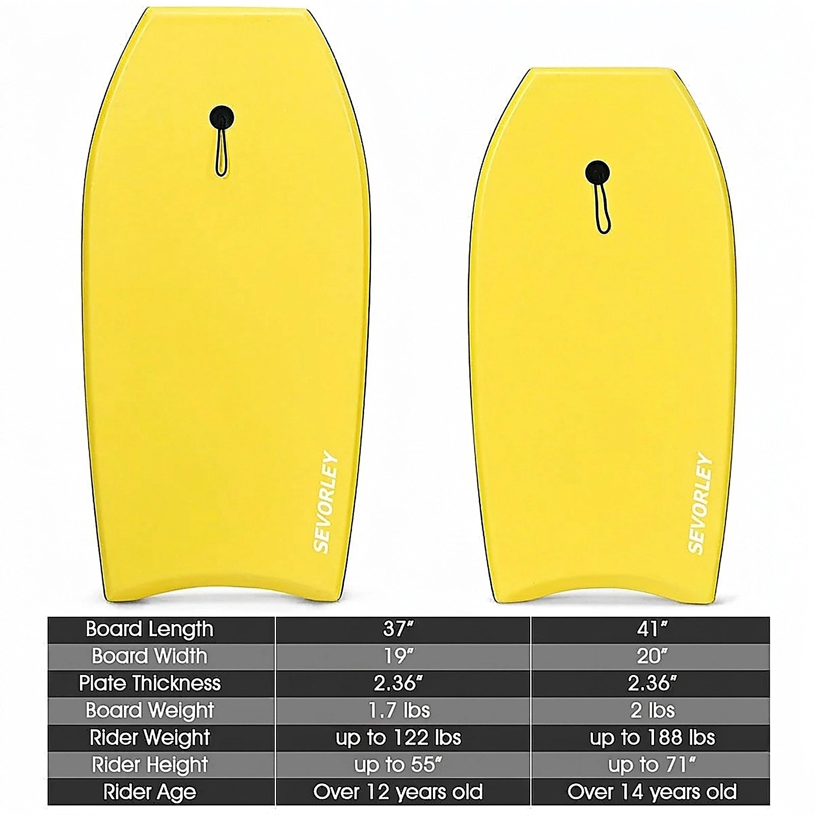 SEVORLEY Compact and Lightweight Bodyboard for Effortless Surfing
