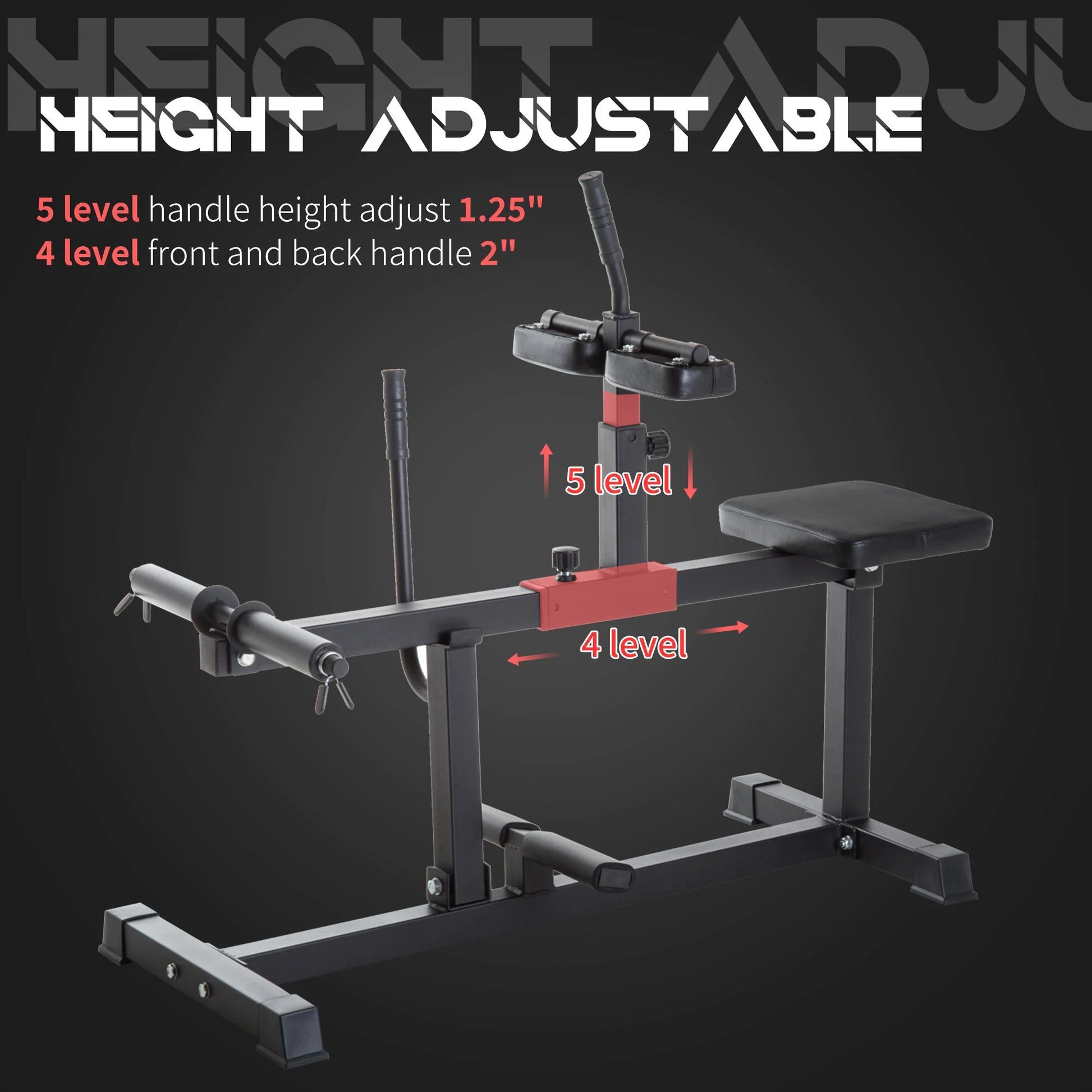 SEVORLEY Professional Seated Calf Raise Machine – 440 lbs Capacity, Adjustable Olympic Weight Posts, Non-Slip Platform & Ergonomic Thigh Pads for Home Gym
