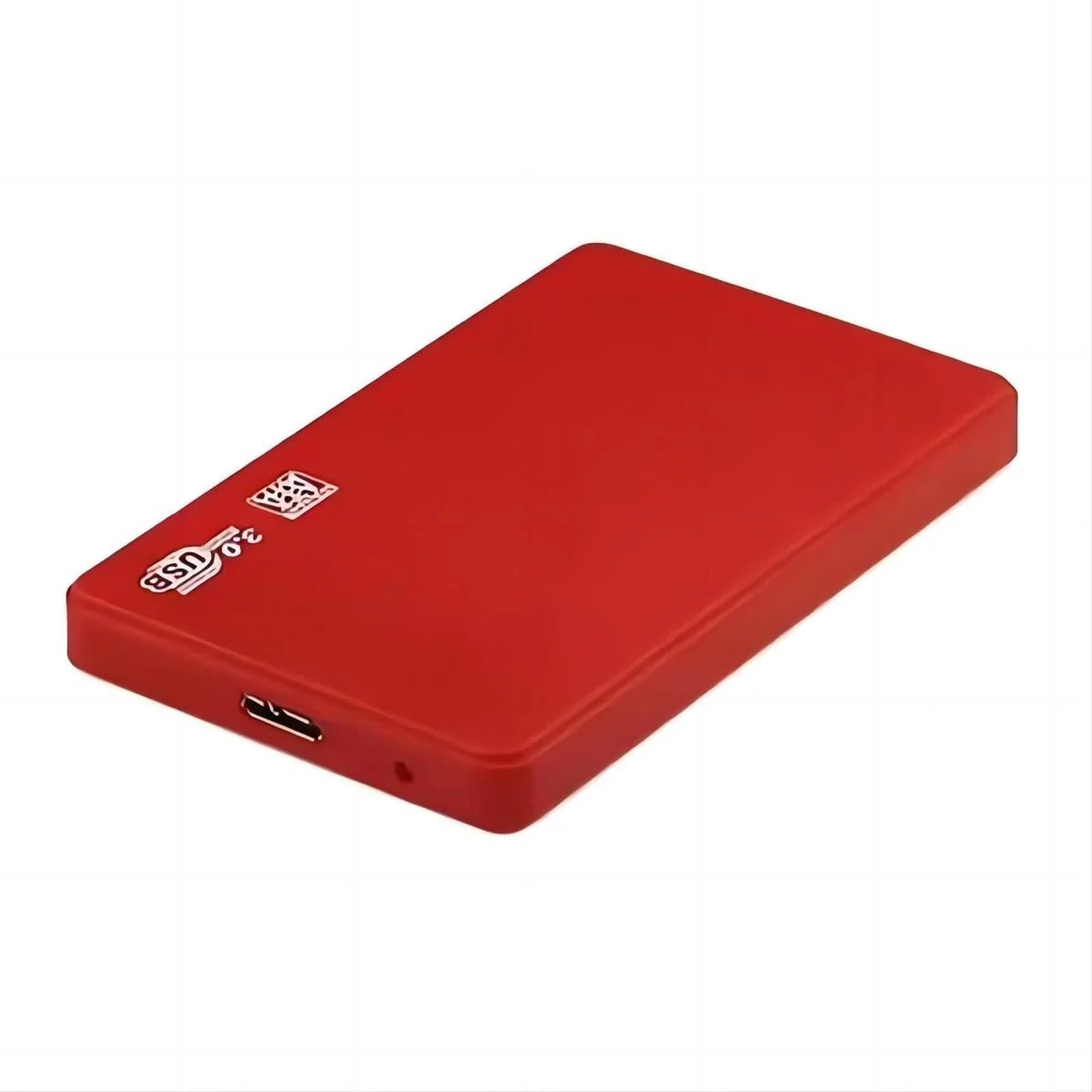 Doba 2.5-inch Hard Drive Enclosure; USB3.0 2.0 IDE Parallel Port Mobile Hard Disk Box; High-speed HDD Chassis External Storage; Suitable For PC Laptop And Mobile Phone OTG Connection Red 3.0