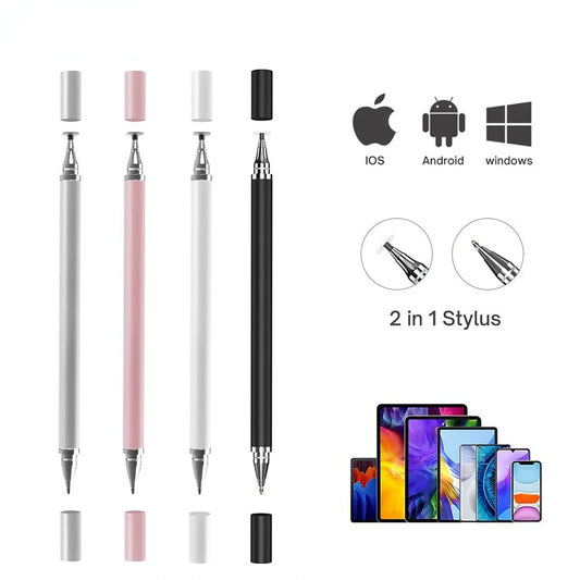 Doba 2 in 1 Universal Stylus Pen For Tablet Mobile Android ios Phone iPad Accessories Drawing Tablet Capacitive Screen Touch Pen 4 Packs