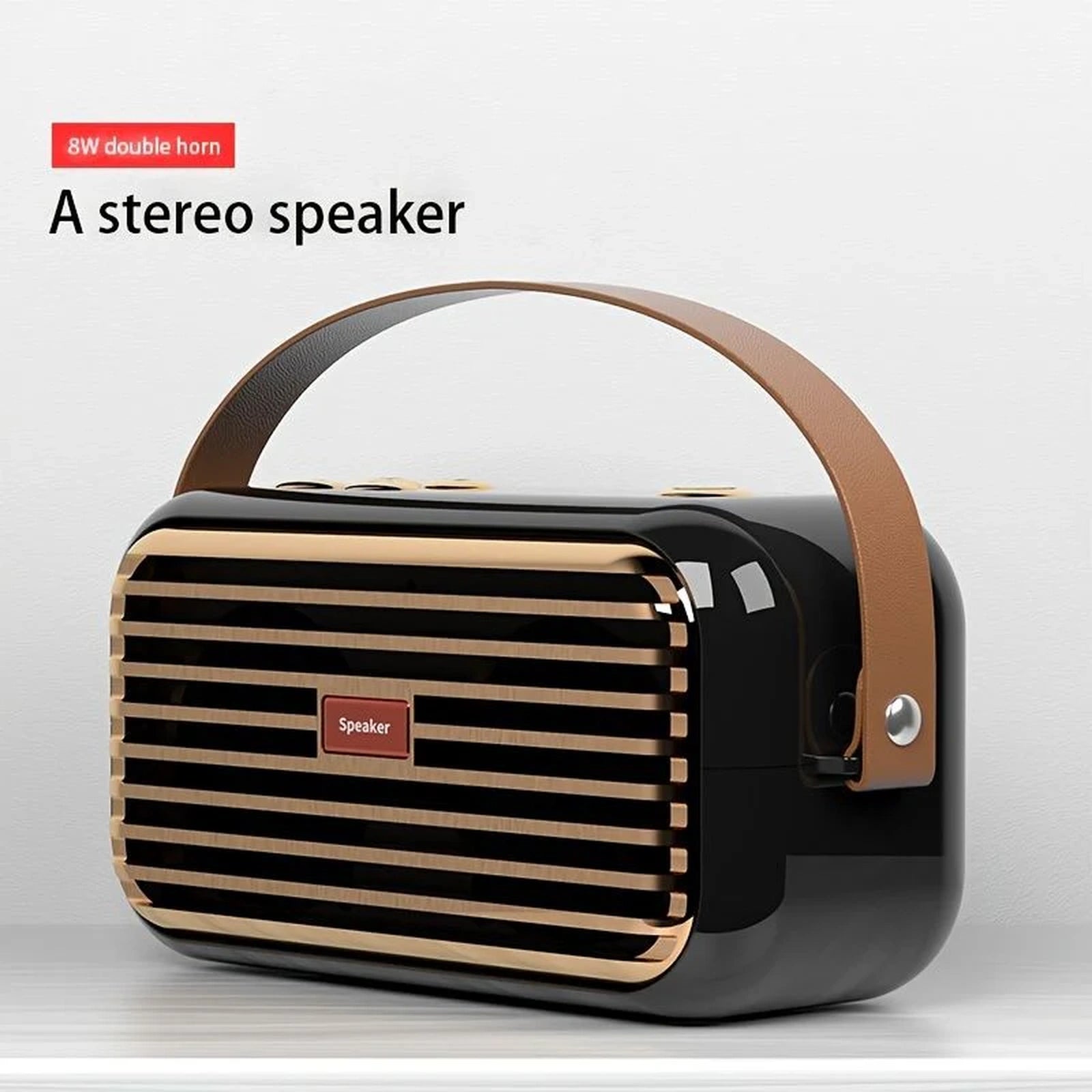 Doba Portable BT Speakers Bass Boost USB Application Nfc For Computers 5.0 Stereo Tabletop Button Control USB