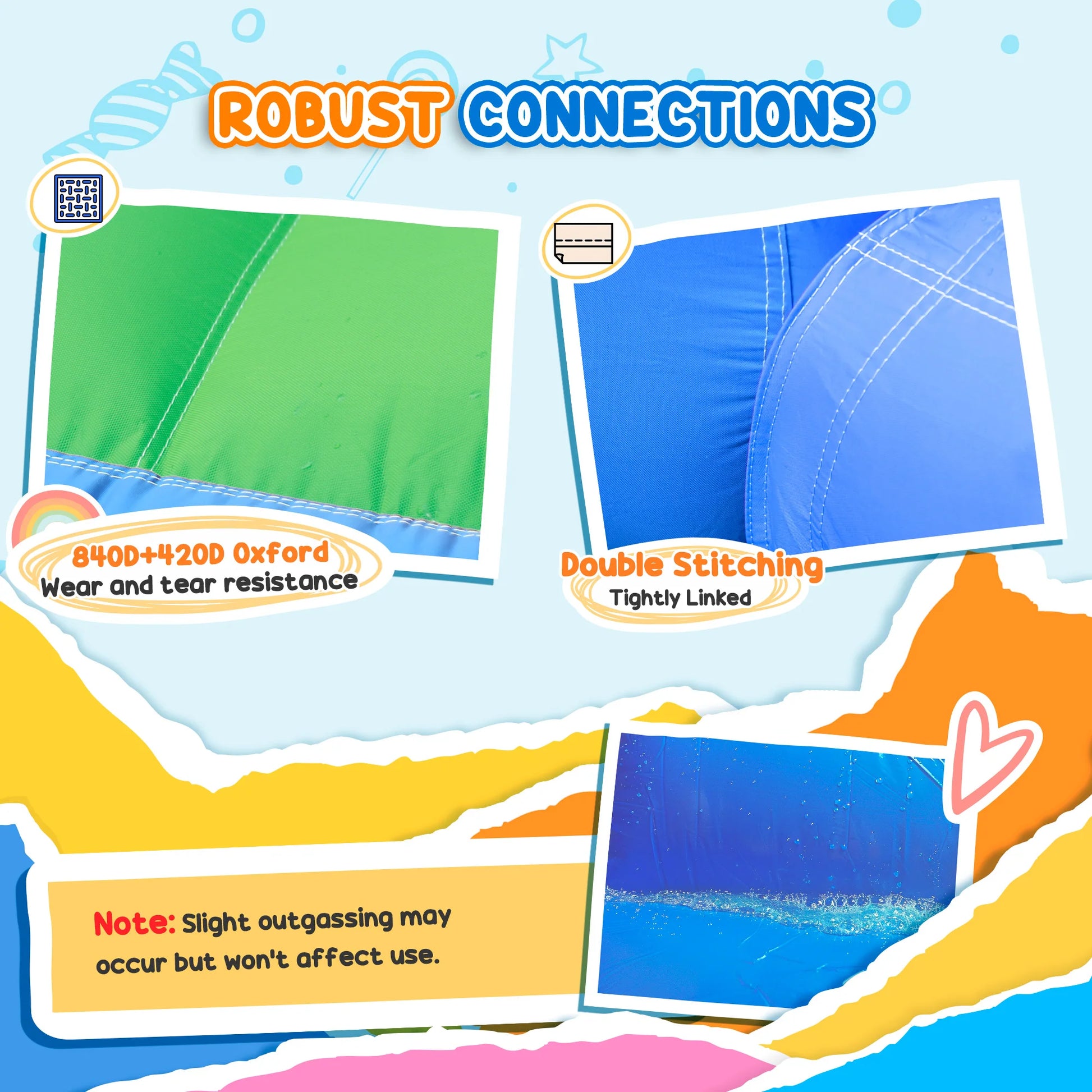 SEVORLEY 5-in-1 Inflatable Water Slide Bouncer – 151" x 114" Backyard Water Park with Slide, Splash Pool, Basketball Hoop, Trampoline & Dart Game, 550W Blower Included, Ages 3-8