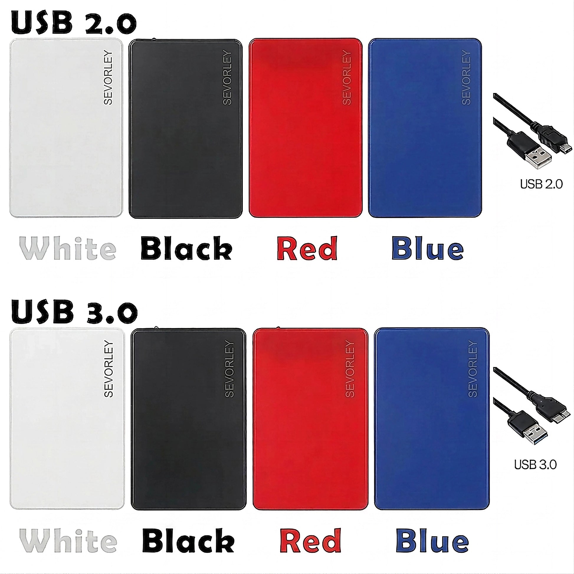 Doba 2.5-inch Hard Drive Enclosure; USB3.0 2.0 IDE Parallel Port Mobile Hard Disk Box; High-speed HDD Chassis External Storage; Suitable For PC Laptop And Mobile Phone OTG Connection