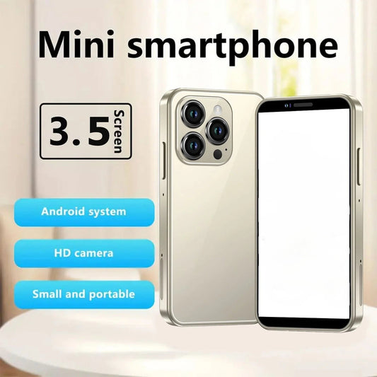 Doba New Mini Phone With 3.5" HD Touchscreen, 3GB+64GB Mini Smartphone Dual SIM Little Mobile Phone, World'S Smallest Phone With Face ID, Kids Cellphone Pocket Best Backup Phone Best Creative Gift