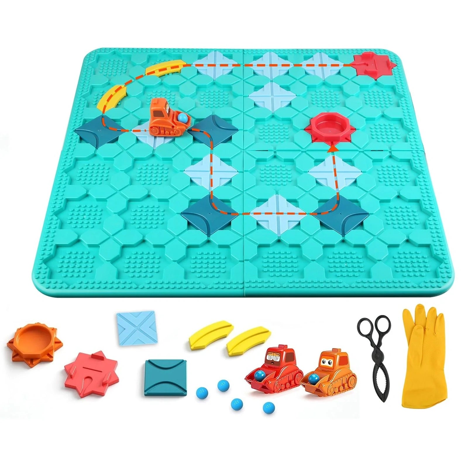 Doba Kids Logical Road Builder Toy Brain Teasers Puzzles Montessori Toys Preschool Educational Learning Toys Puzzle STEM Board Game For 3-8 Years Old Boys Girls Birthday Gift GPCT5326