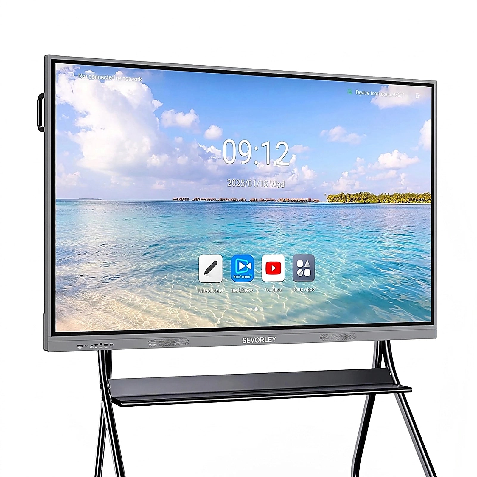 Doba 55 lnch Smart Board 8+128 – Android 14, Google EDLA-Certified 4K Interactive Flat Panel Gray