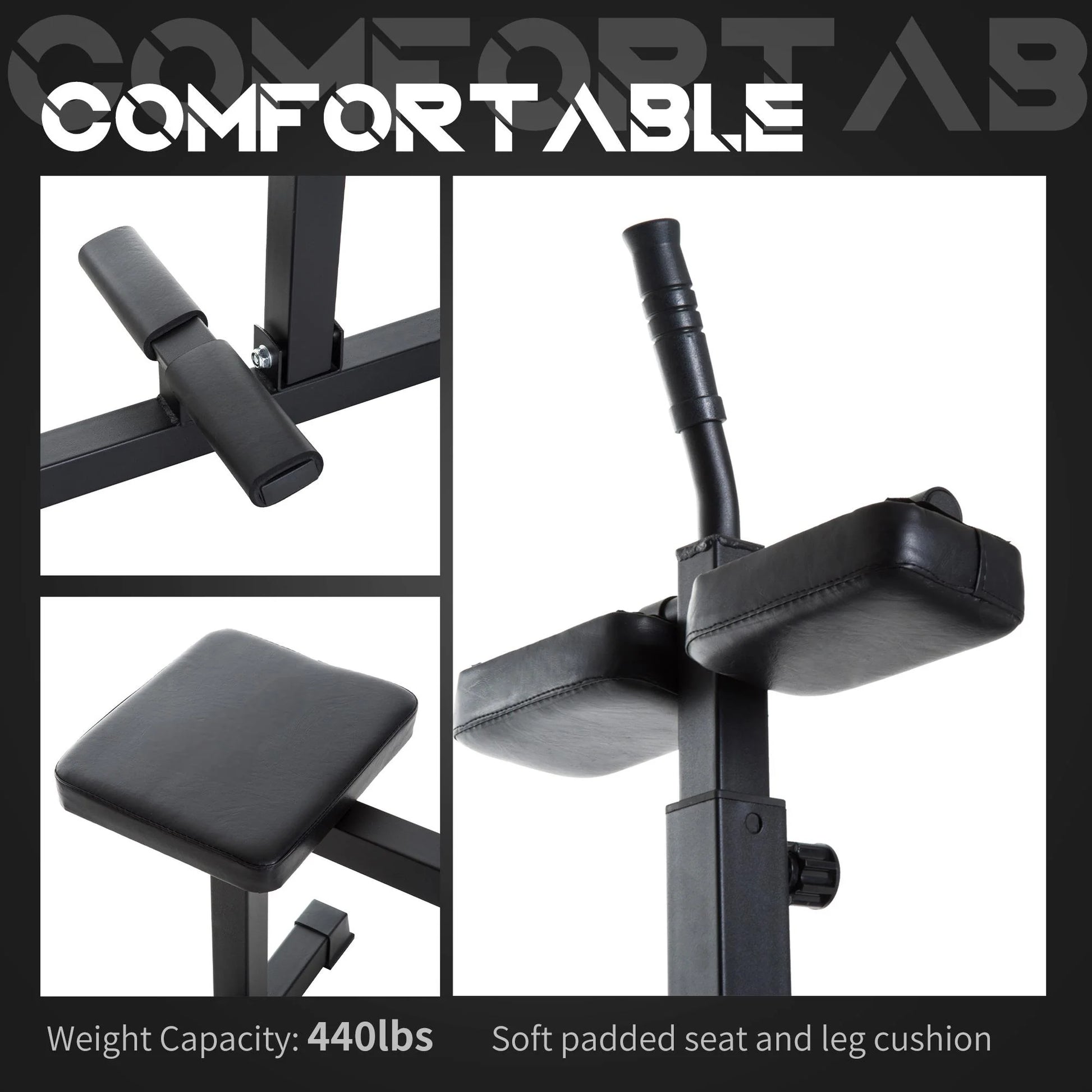 SEVORLEY Professional Seated Calf Raise Machine – 440 lbs Capacity, Adjustable Olympic Weight Posts, Non-Slip Platform & Ergonomic Thigh Pads for Home Gym