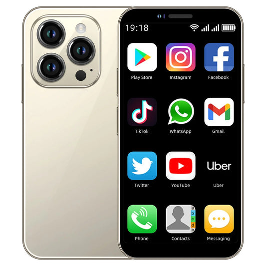 Doba New Mini Phone With 3.5" HD Touchscreen, 3GB+64GB Mini Smartphone Dual SIM Little Mobile Phone, World'S Smallest Phone With Face ID, Kids Cellphone Pocket Best Backup Phone Best Creative Gift