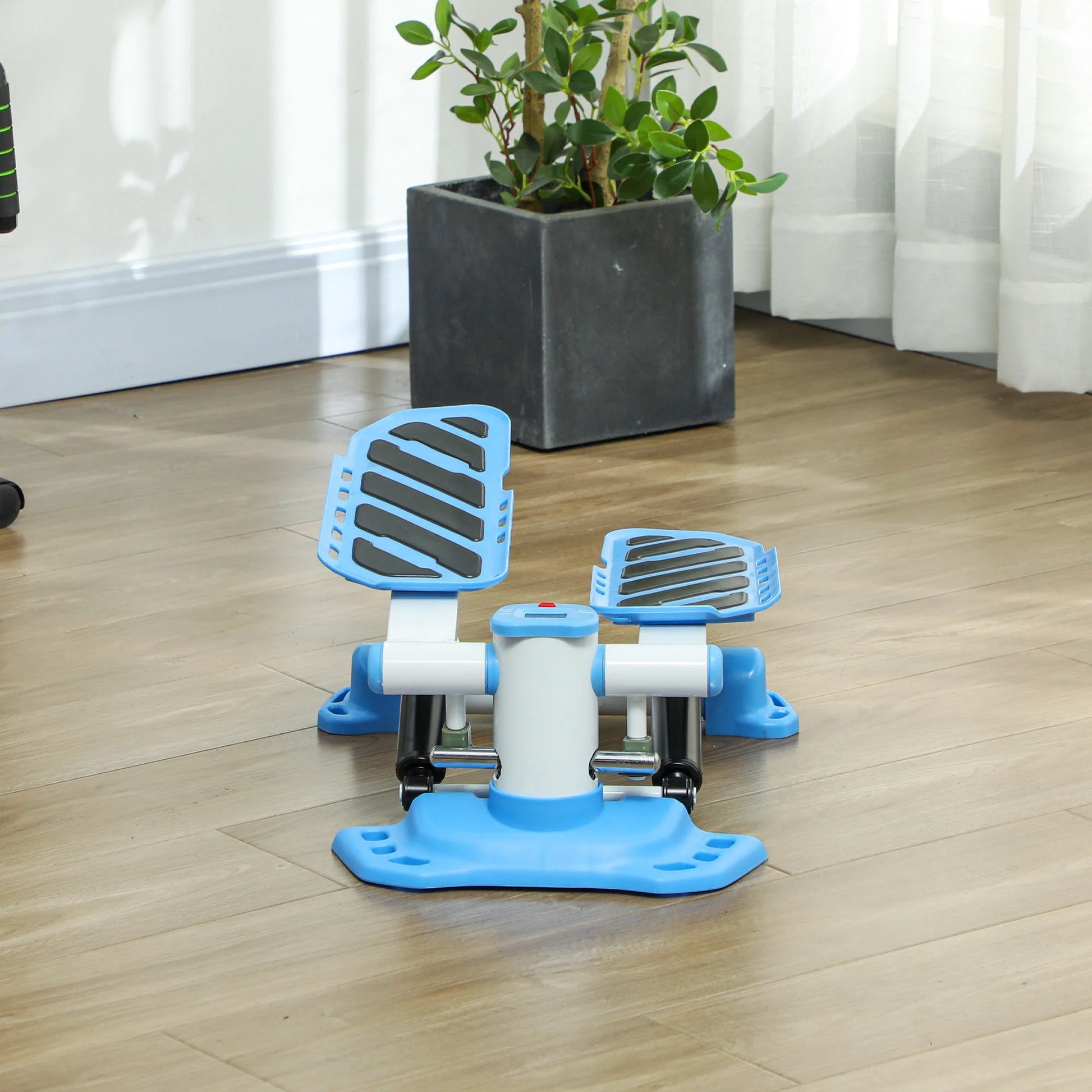 SEVORLEY Compact Mini Stepper – Portable Under-Desk Elliptical Machine with LCD Display, 100 kg Weight Capacity, Steel Frame, Home Gym Cardio Equipment for Leg Toning & Circulation