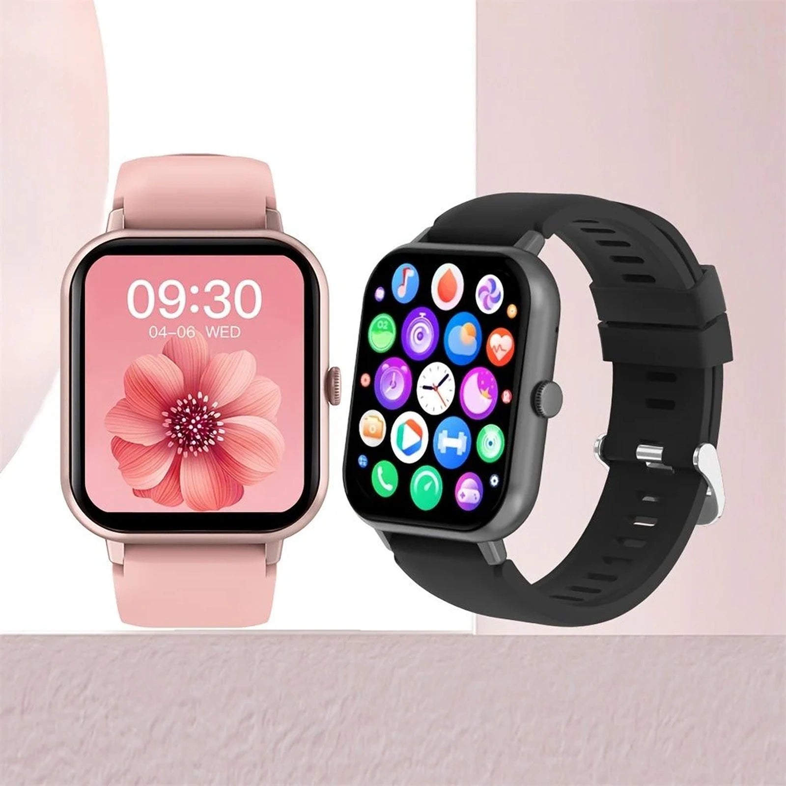 Doba Smart Watch (Answer/Make Call) For Women Men; 1.83'' Full Touch Screen BT Calling SmartWatch With 100+Sport Modes/Heart Rate Sleep Monitoring/Waterproof Smart Fitness Watch For Android And IPhones Silver Grey