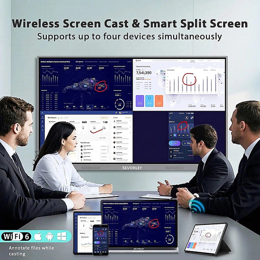 Doba 55 lnch Smart Board 8+128 – Android 14, Google EDLA-Certified 4K Interactive Flat Panel