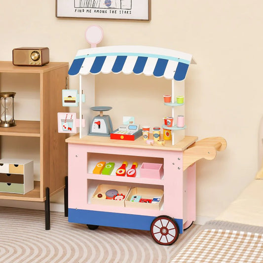 Doba Toy Cart Play Set with POS Machine and Lovely Scale