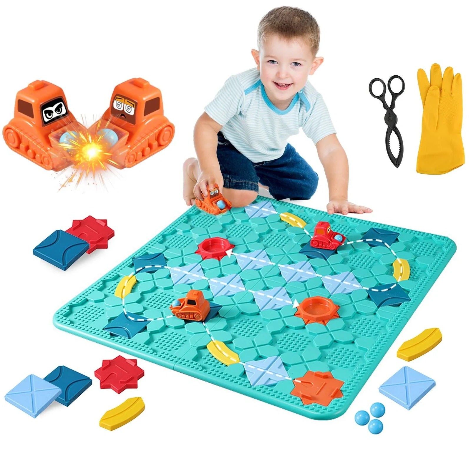 Doba Kids Logical Road Builder Toy Brain Teasers Puzzles Montessori Toys Preschool Educational Learning Toys Puzzle STEM Board Game For 3-8 Years Old Boys Girls Birthday Gift GPCT5326
