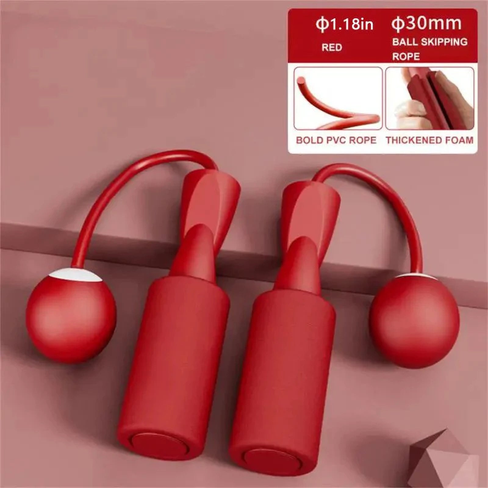 Doba Cordless Jump Rope; Gym Sports Fitness Training; Built In Wire Skipping Rope; Fitness Equipment For Home Sports