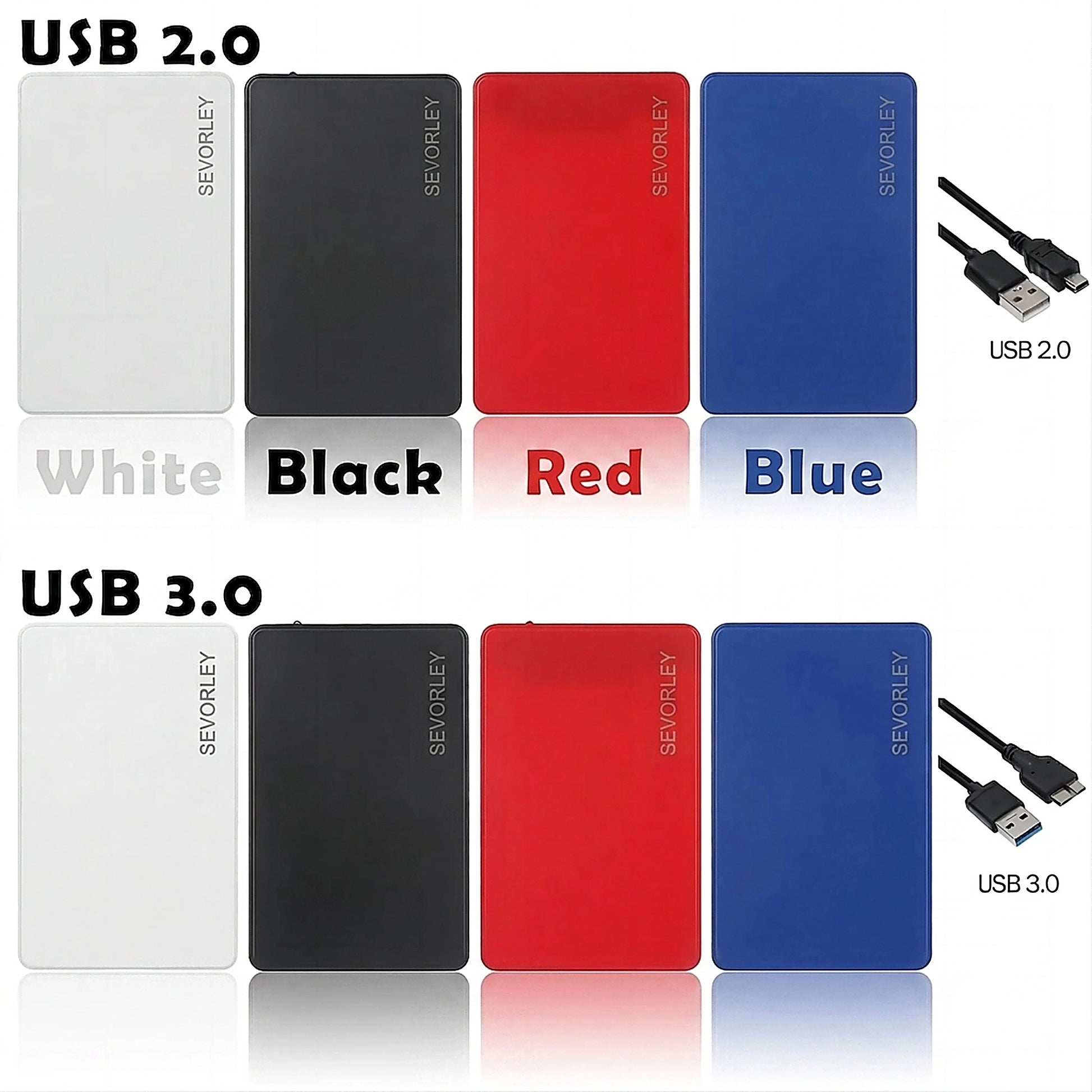 Doba 2.5-inch Hard Drive Enclosure; USB3.0 2.0 IDE Parallel Port Mobile Hard Disk Box; High-speed HDD Chassis External Storage; Suitable For PC Laptop And Mobile Phone OTG Connection