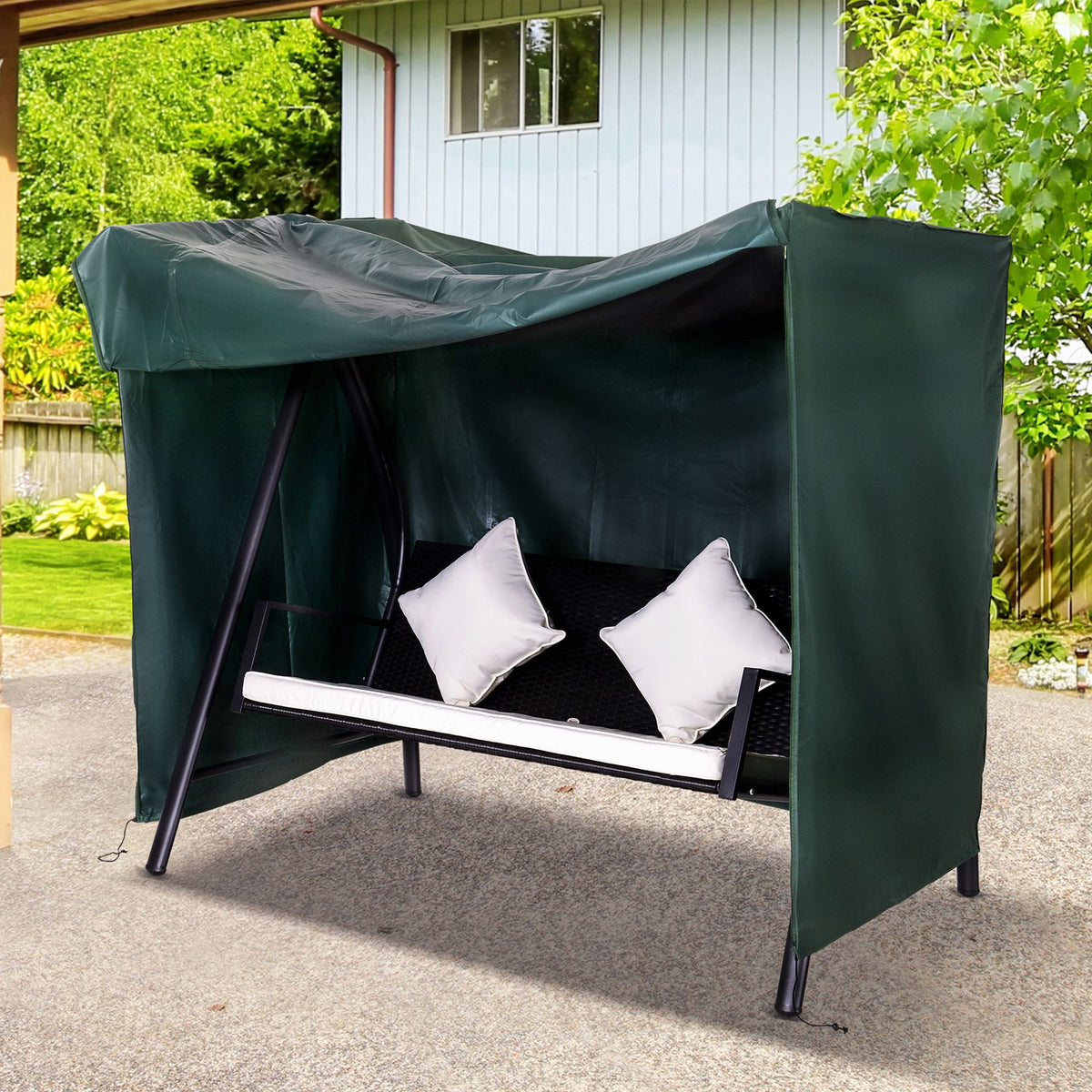 Doba Large Outdoor Swing Chair Cover for your Garden & Patio Furniture Protects Against the Wind UV Rays & Water