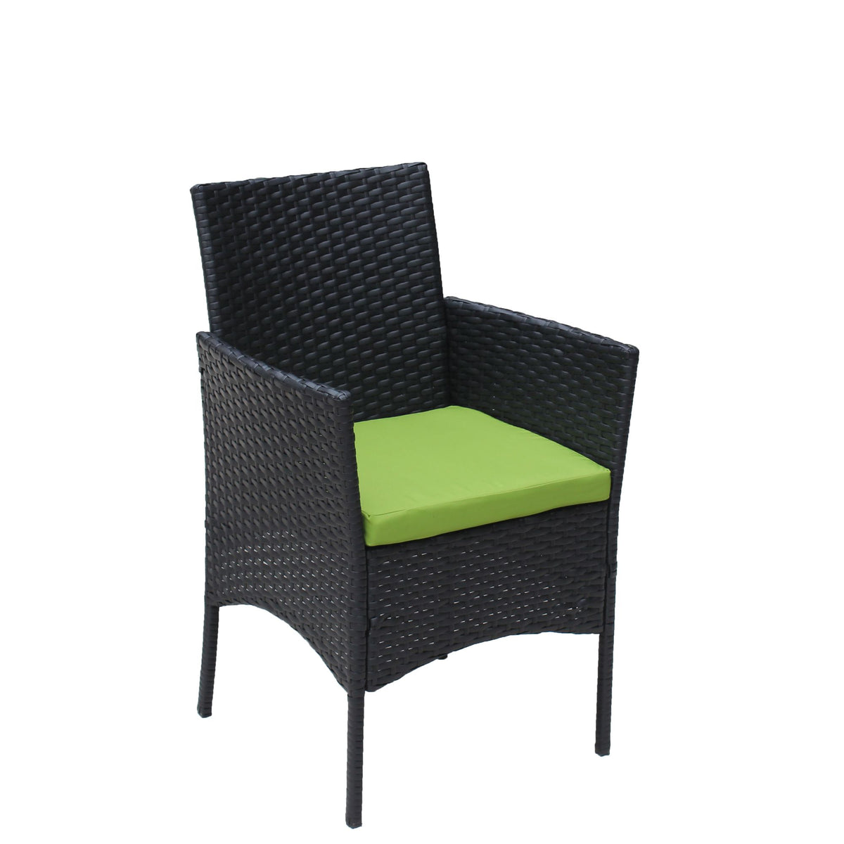 Doba 4 PC Rattan Patio Furniture Set Outdoor Patio Cushioned Seat Wicker Sofa