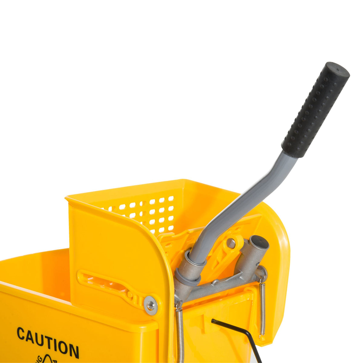 Doba Heavy Duty Janitor Mop Bucket with Wringer, Durable Yellow, Easy Clean-Up