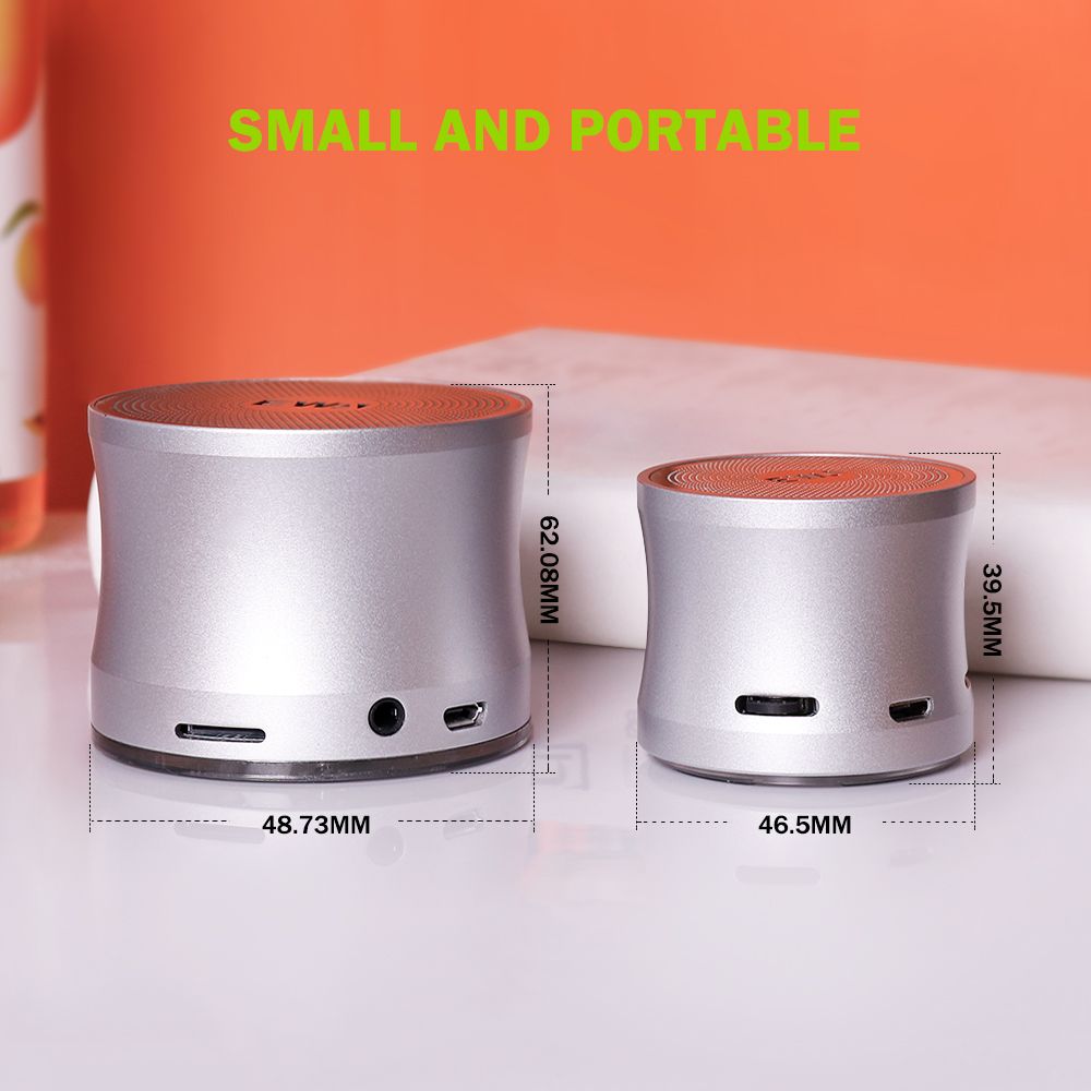 Doba A109Mini Wireless Bluetooth Speaker Big Sound &amp; Bass for Phone/Laptop/Pad Support MicroSD Card Portable Loud Speakers 5.0